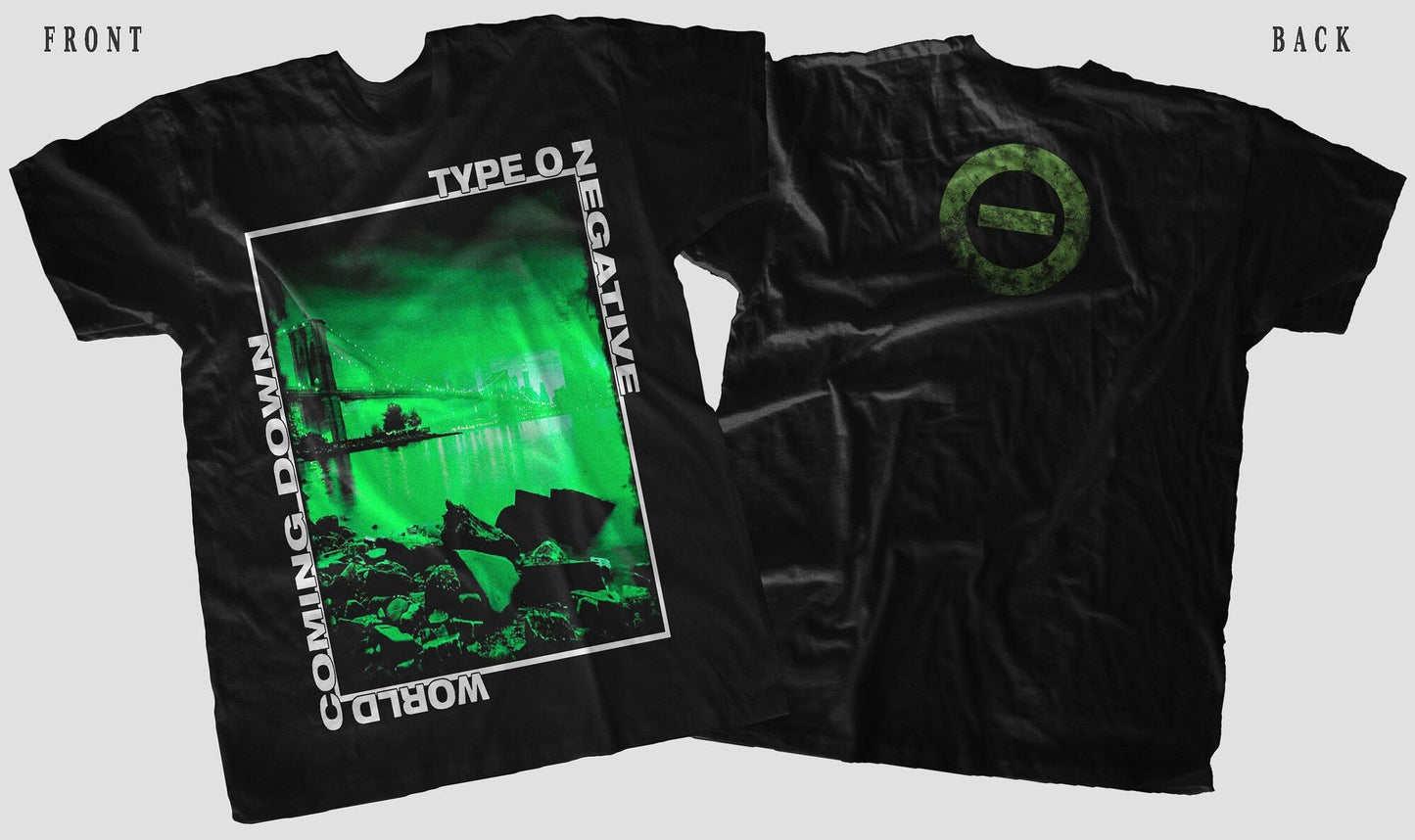 New DTG printed t-shirt - TYPE O NEGATIVE