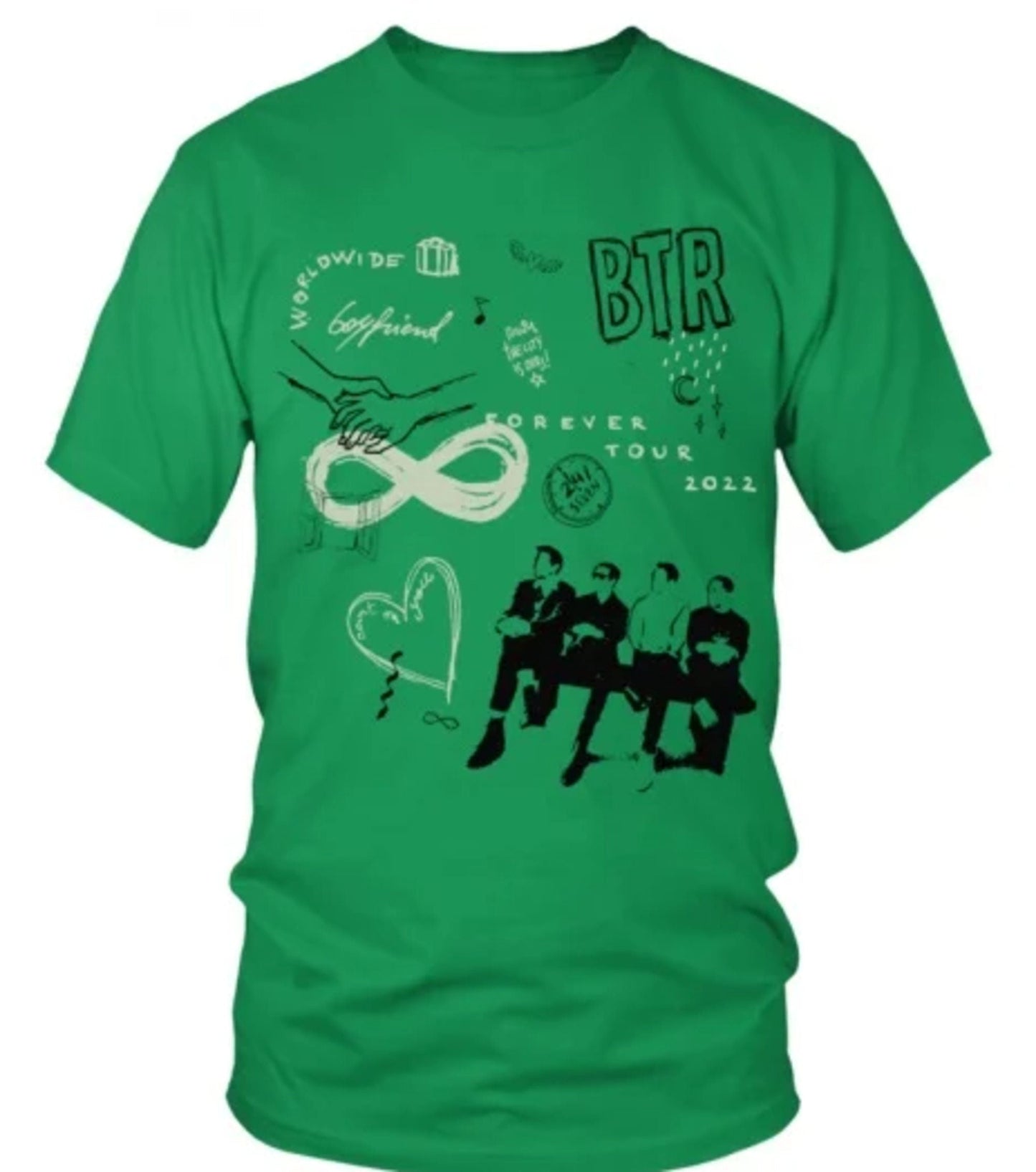 2 Sided Big Time Rush Forever Tour 2022 Shirt, Big Time Rush Shirt