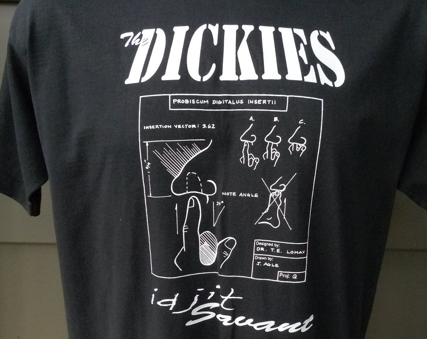 Very Rare 1994 The Dickies Idjit Savant Concert Shirt