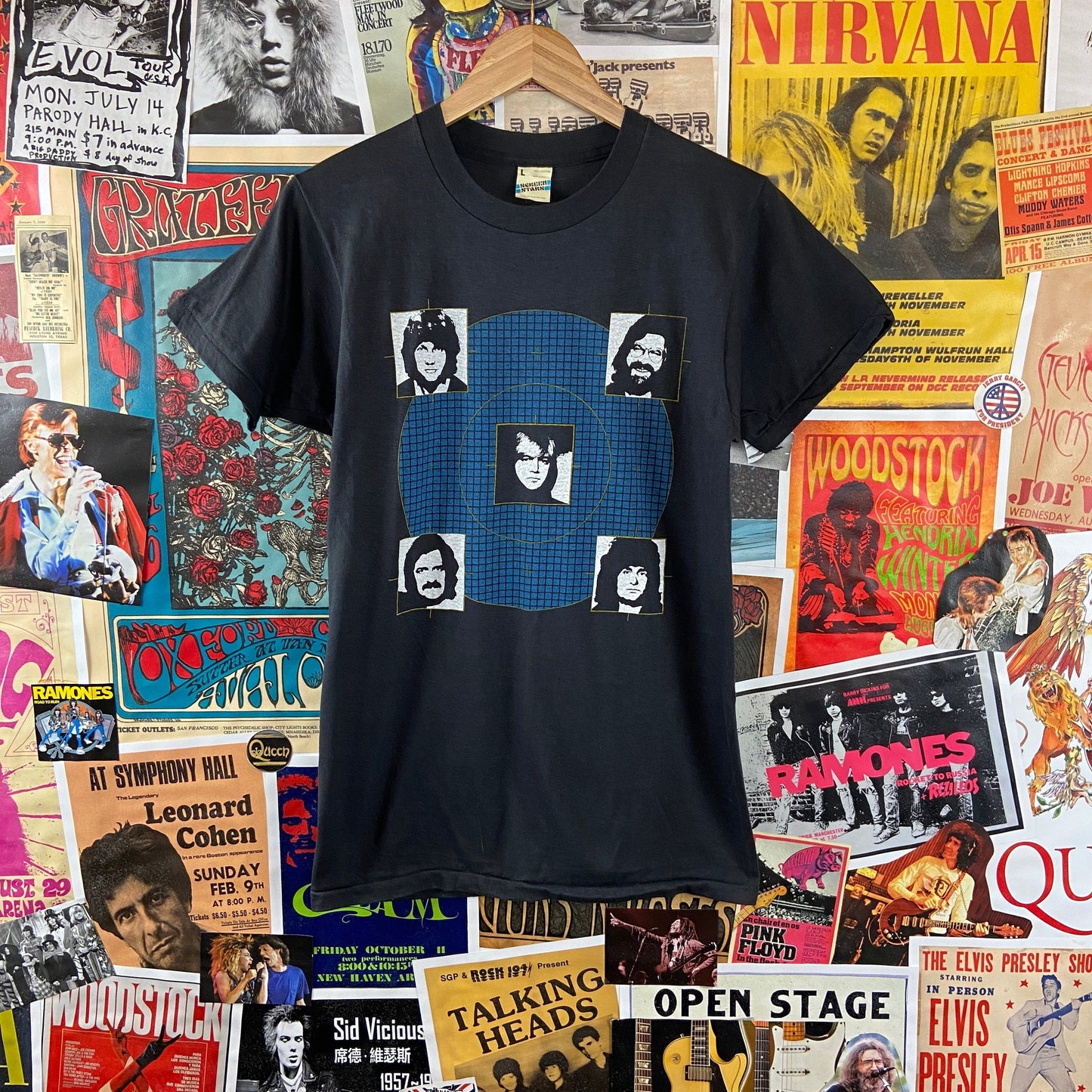 Vintage 1980s 'Long Distance Voyager' World Tour Graphic Double Sided T-Shirt