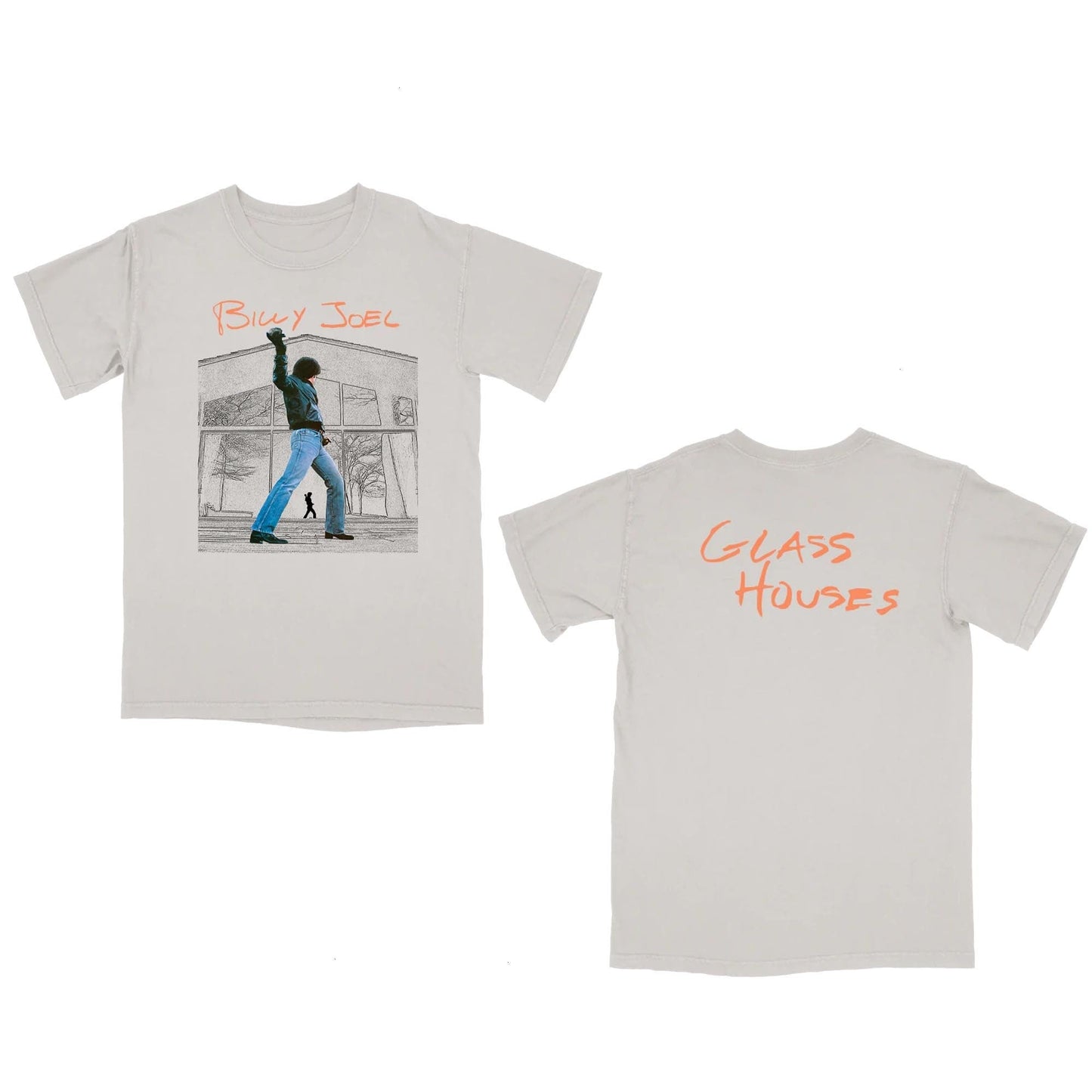 Billy Joel Glass Houses Vintage Double Sided T-Shirt