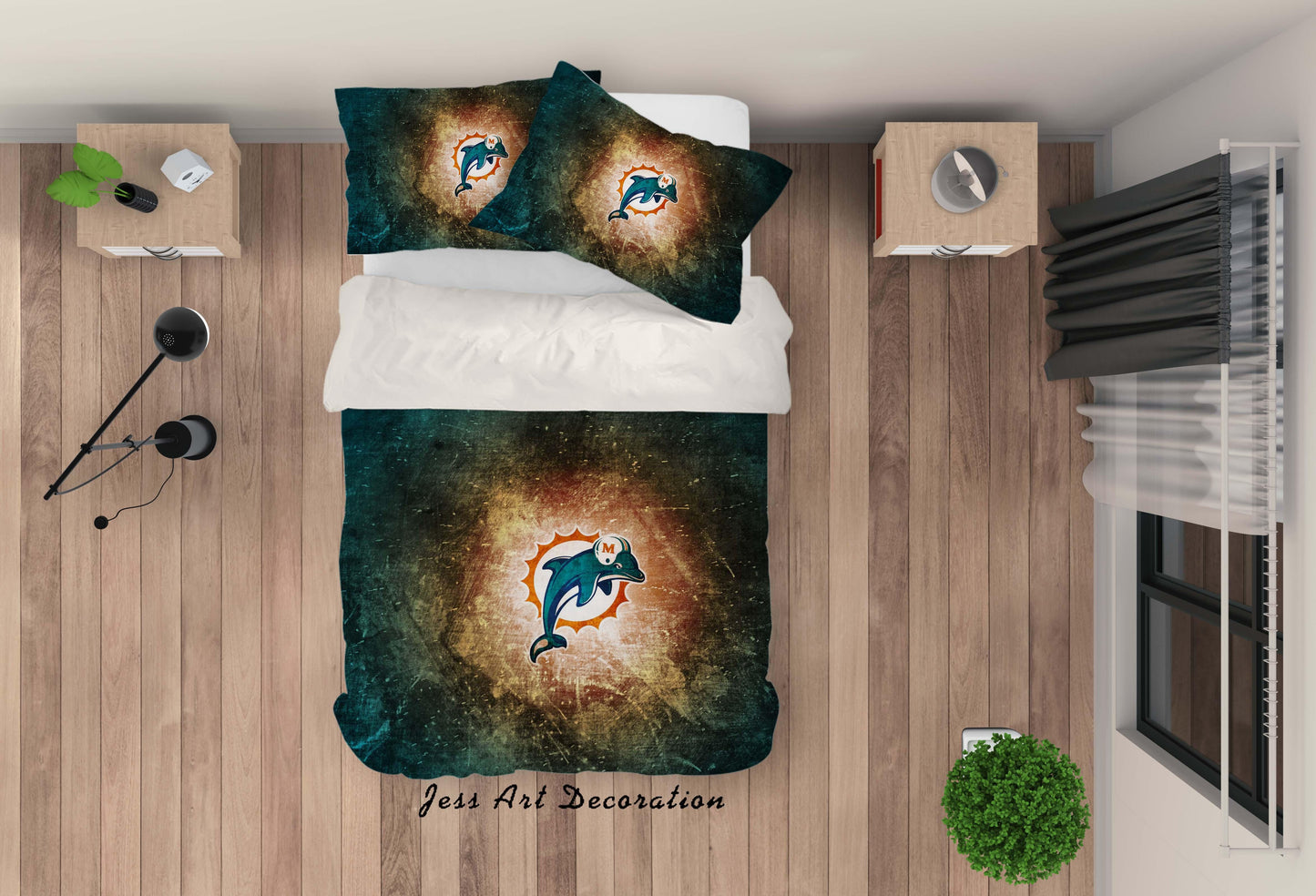 3D Blue Dolphin Quilt Cover Set Bedding Set Pillowcases 23