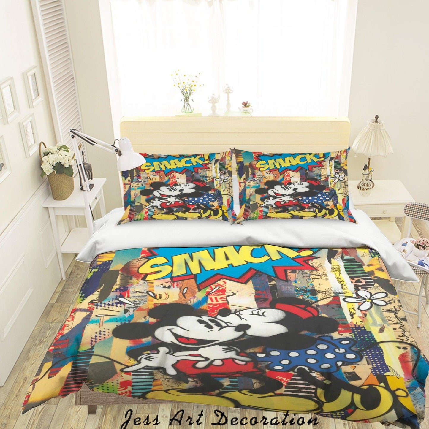 3D Cartoon Colorful Animal Quilt Cover Set Bedding Set Duvet Cover Pillowcases LXL