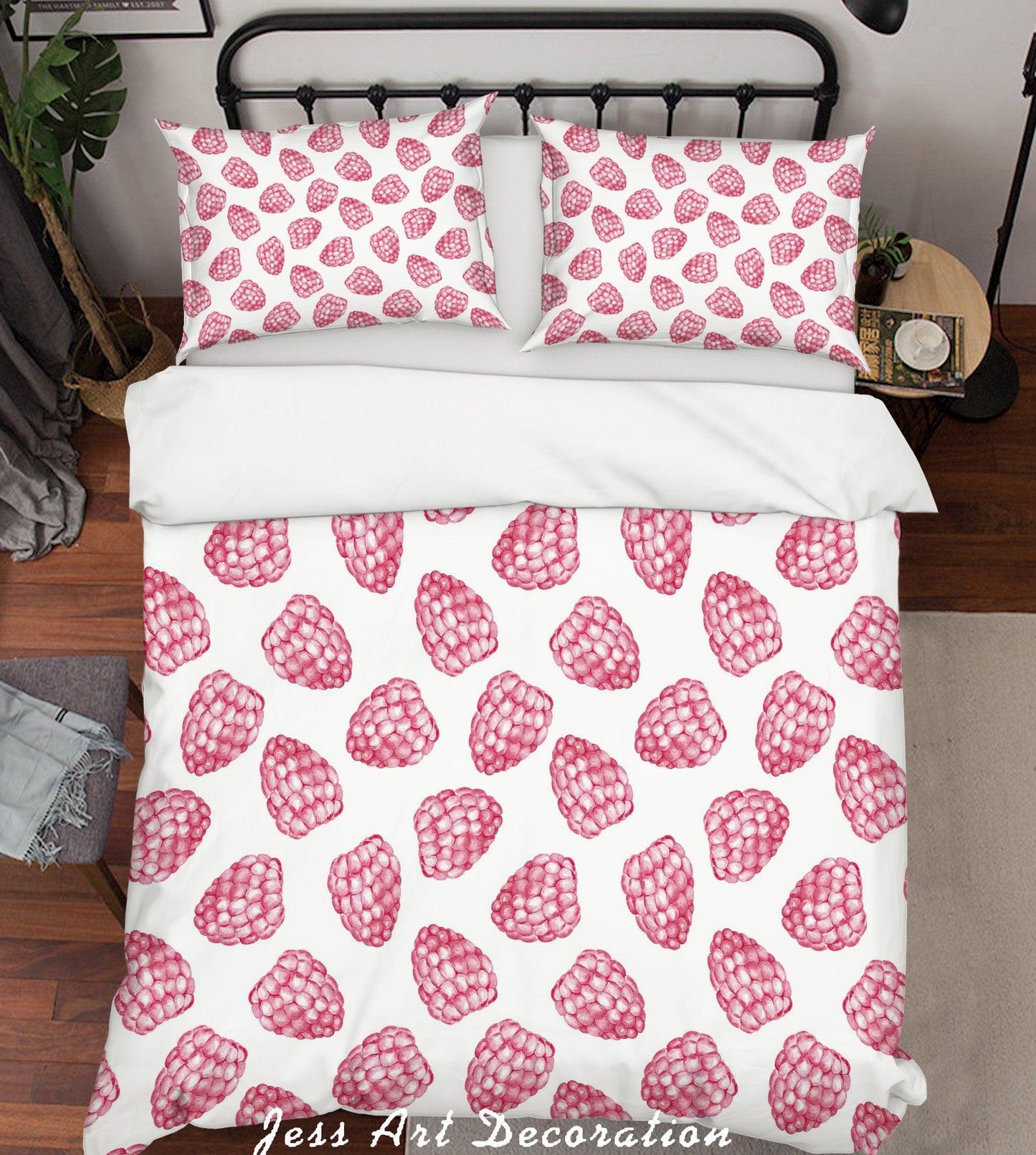 3D Abstract Pink Pattern Quilt Cover Set Bedding Set Duvet Cover Pillowcases LXL