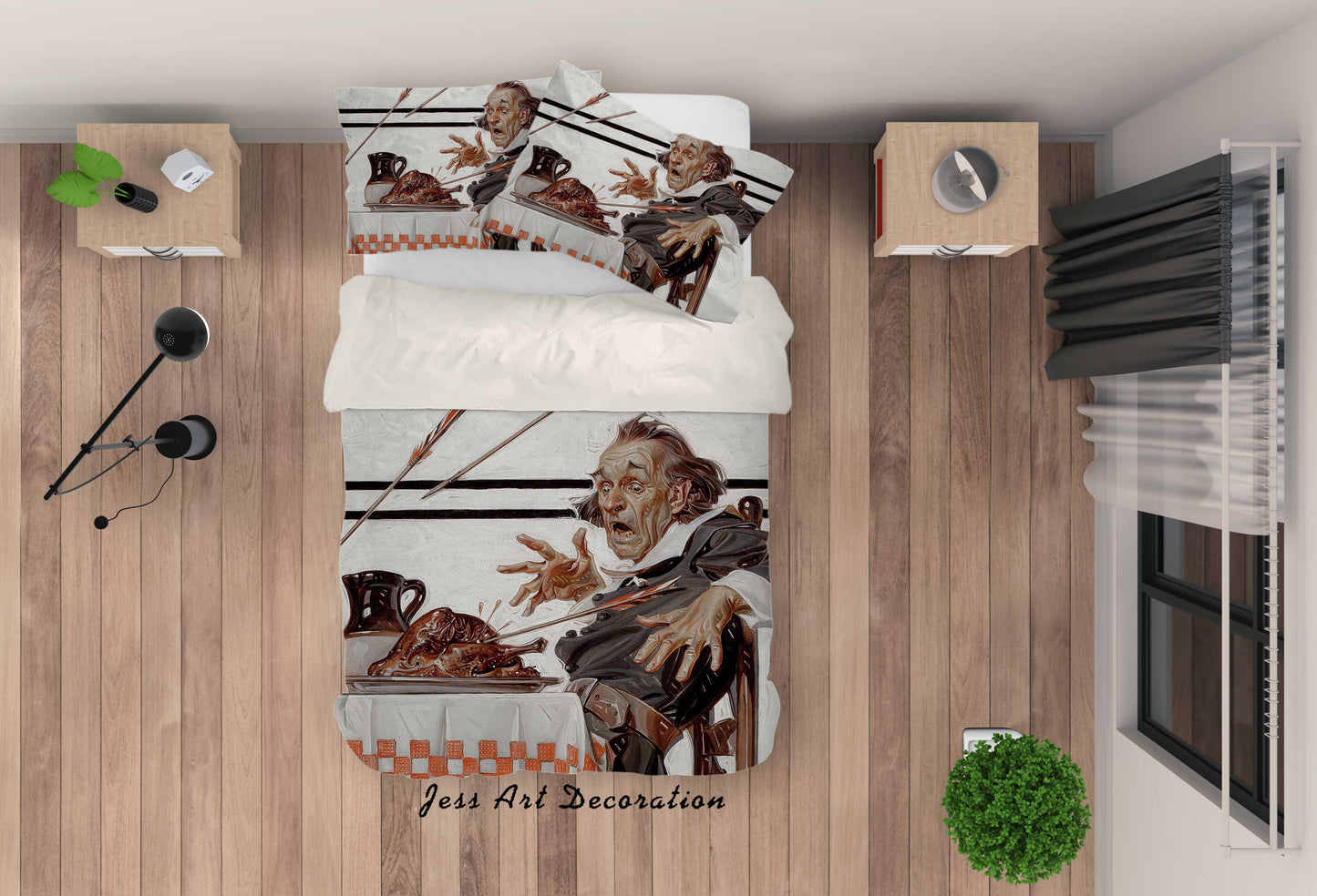 3D Abstract Joseph Christian Painting Quilt Cover Set Bedding Set Pillowcases 68