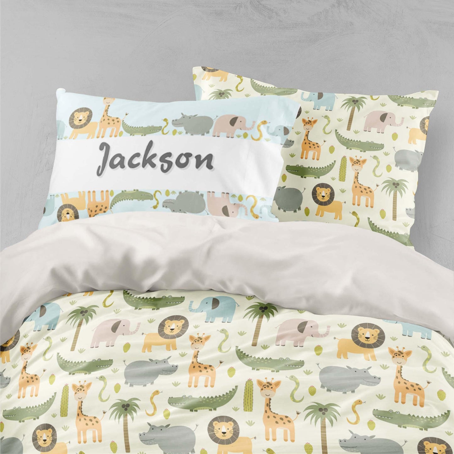 3D Cartoon Animal Quilt Cover Set Bedding Set Pillowcases 02