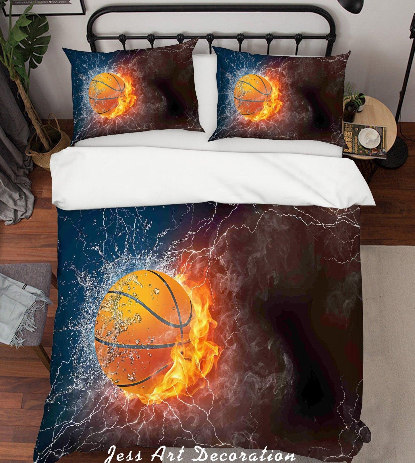 3D Basketball Quilt Cover Set Bedding Set Pillowcases 103