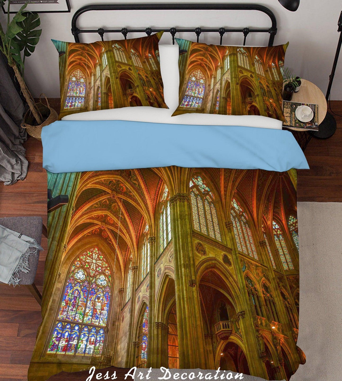 3D Church Quilt Cover Set Bedding Set Pillowcases 82