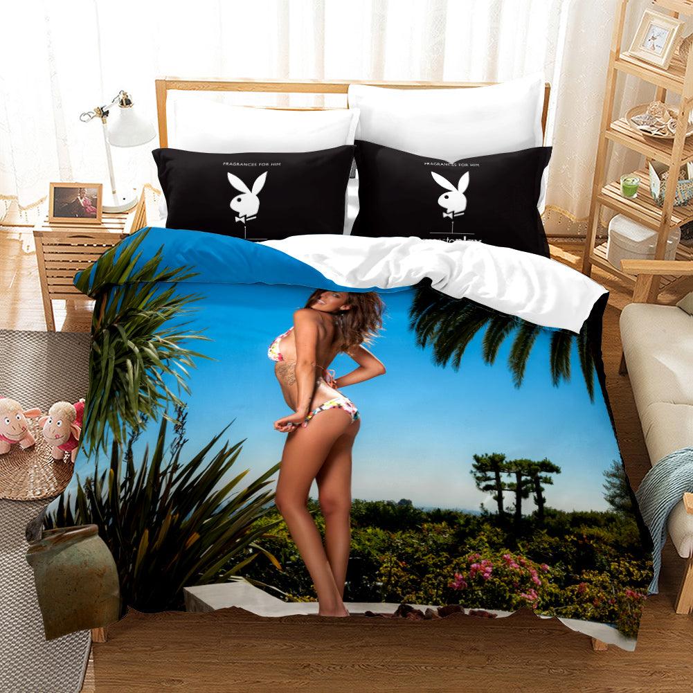3D Bikini Girl Quilt Cover Set Bedding Set Duvet Cover Pillowcases A111 LQH
