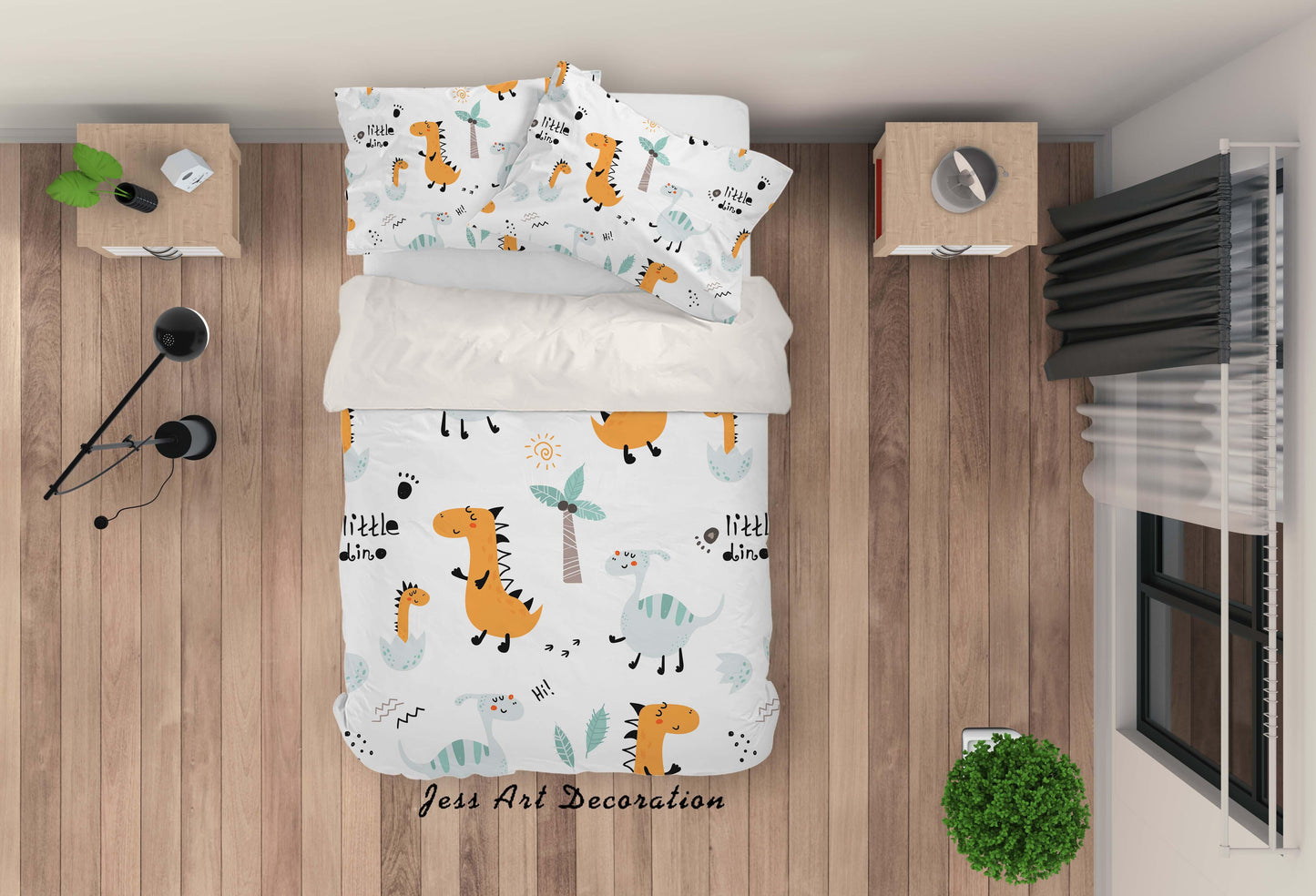3D Cartoon Animal Quilt Cover Set Bedding Set Pillowcases 36