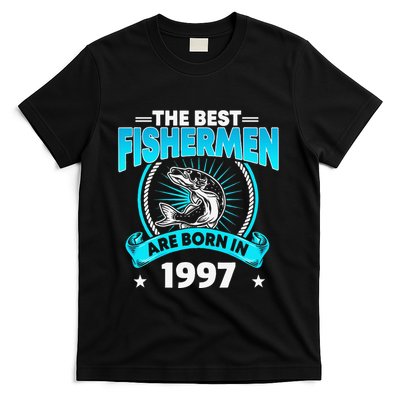 24 Year Old Vintage 1997 Fishing Fisherman 24th Birthday T-Shirt