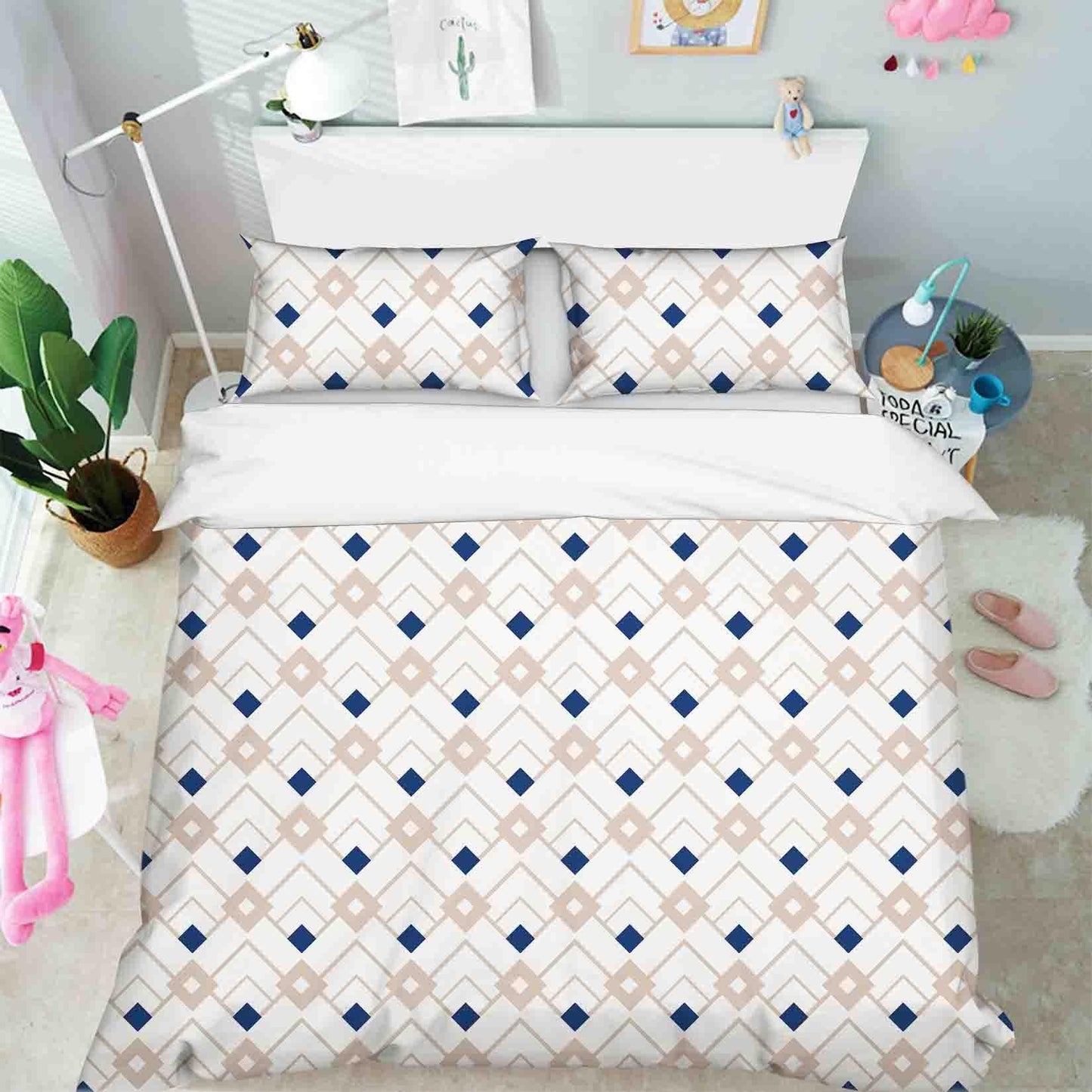 3D Abstract Geometric Art Decoration Quilt Cover Set Bedding Set Duvet Cover Pillowcases 225