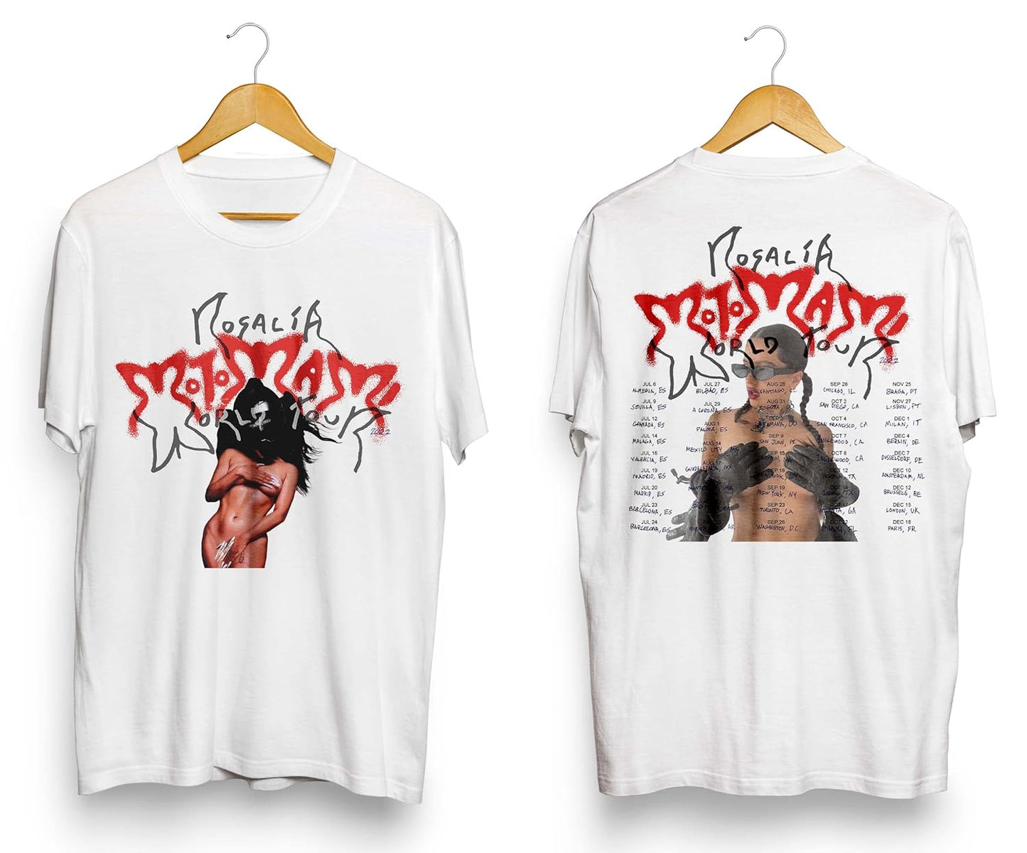 Motomami Tour Dates Rosalia Concert Shirt, Motomami World 2020 Shirt