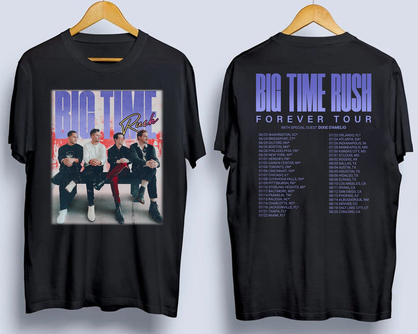 Big Time Rush T-Shirt, Big Time Rush Forever Tour 2022 Shirt