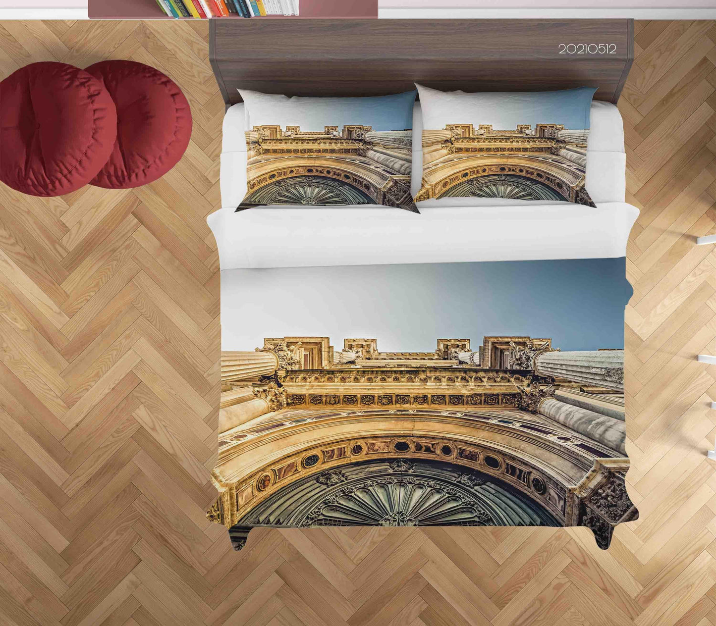 3D Art Architecture Sculpture Quilt Cover Set Bedding Set Duvet Cover Pillowcases 193
