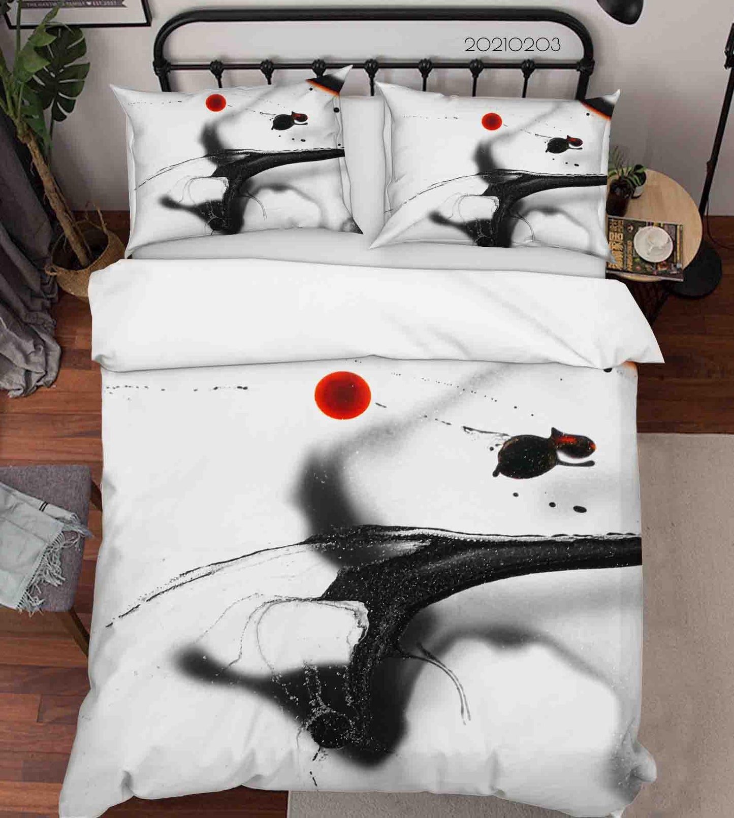 3D Abstract Black Marble Texture Quilt Cover Set Bedding Set Duvet Cover Pillowcases 6