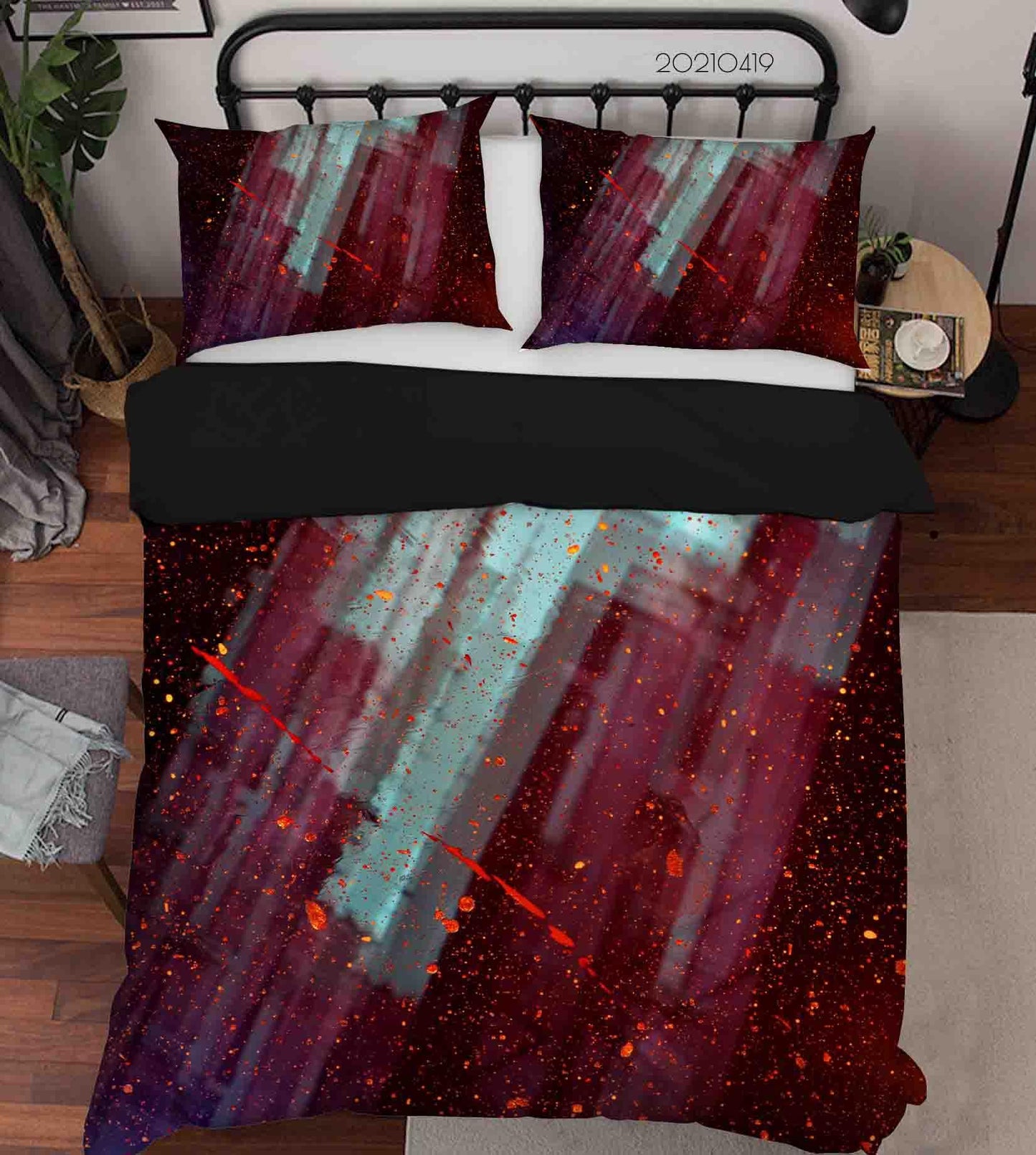 3D Abstract Texture Pattern Quilt Cover Set Bedding Set Duvet Cover Pillowcases 146