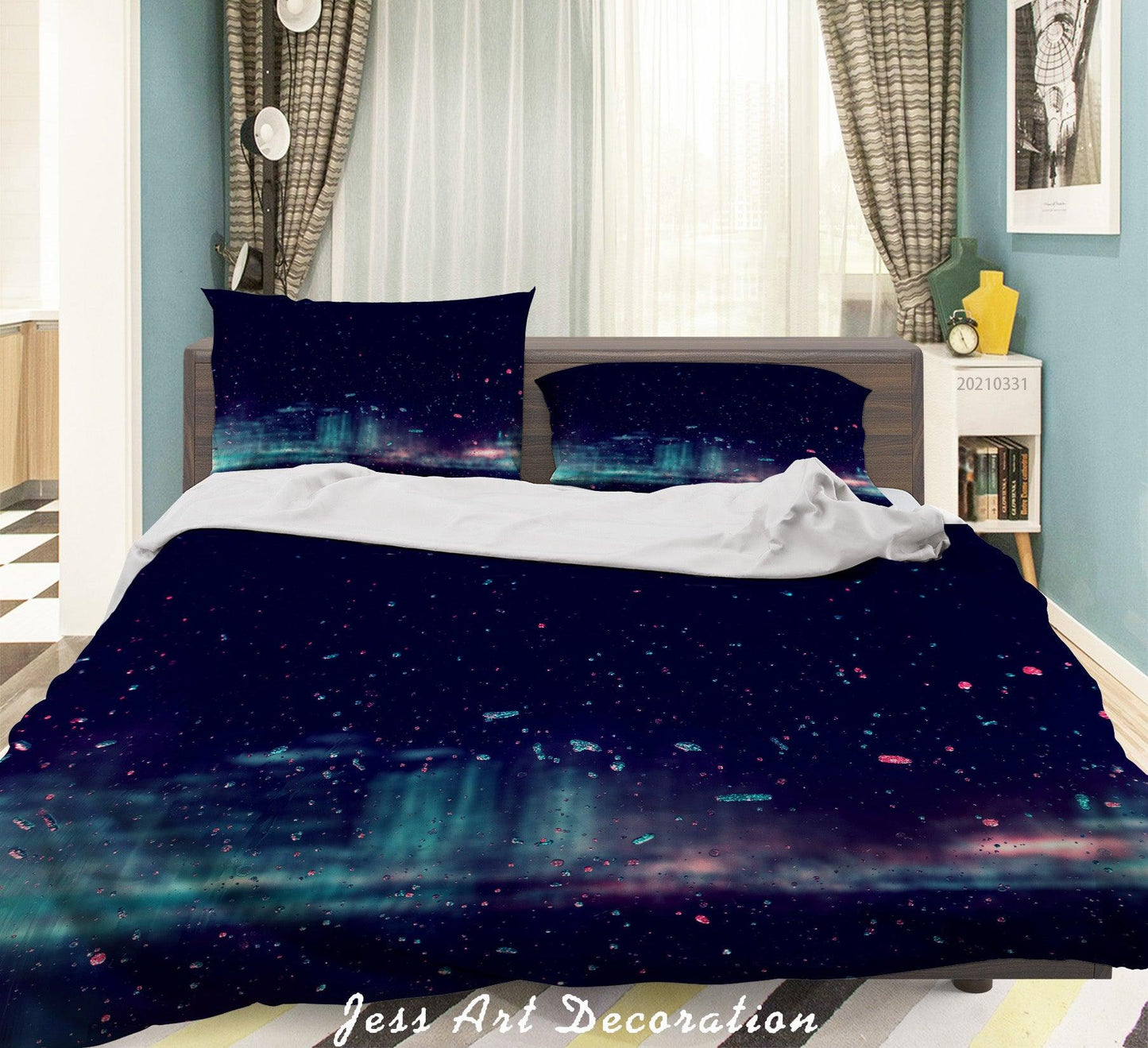 3D Abstract Mottled Pattern Quilt Cover Set Bedding Set Duvet Cover Pillowcases 233