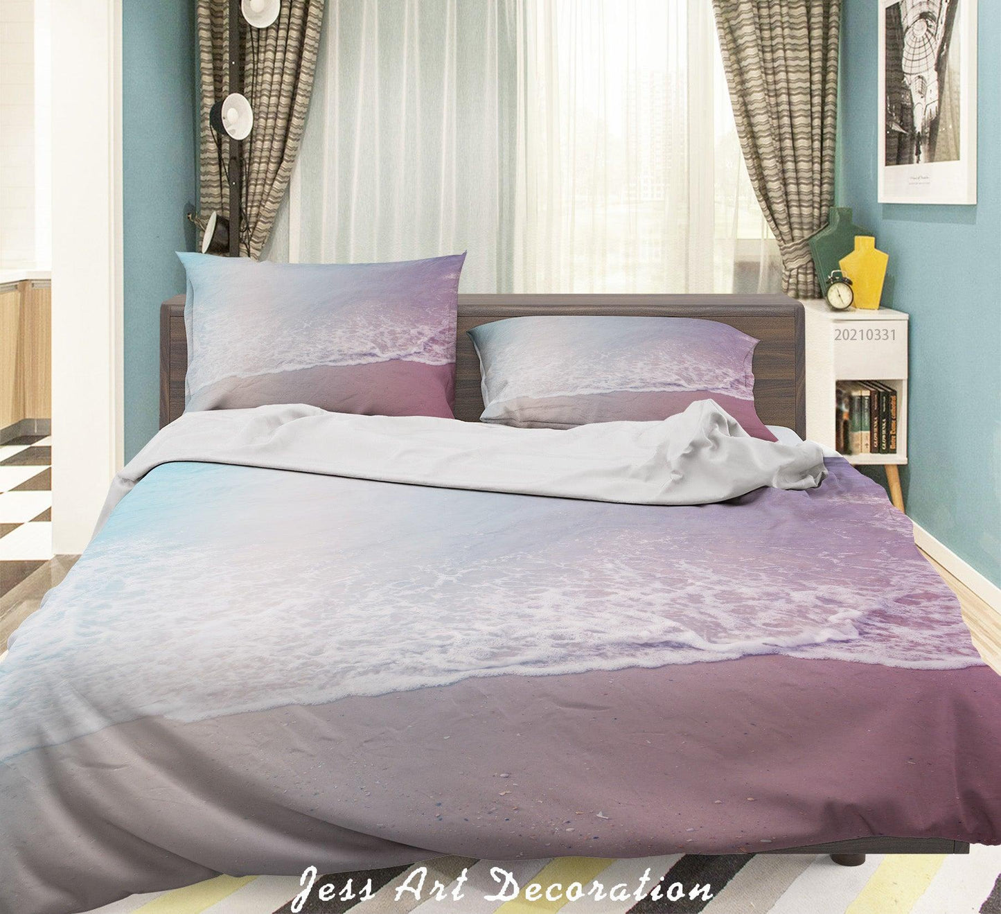 3D Beach Landscape Quilt Cover Set Bedding Set Duvet Cover Pillowcases 212