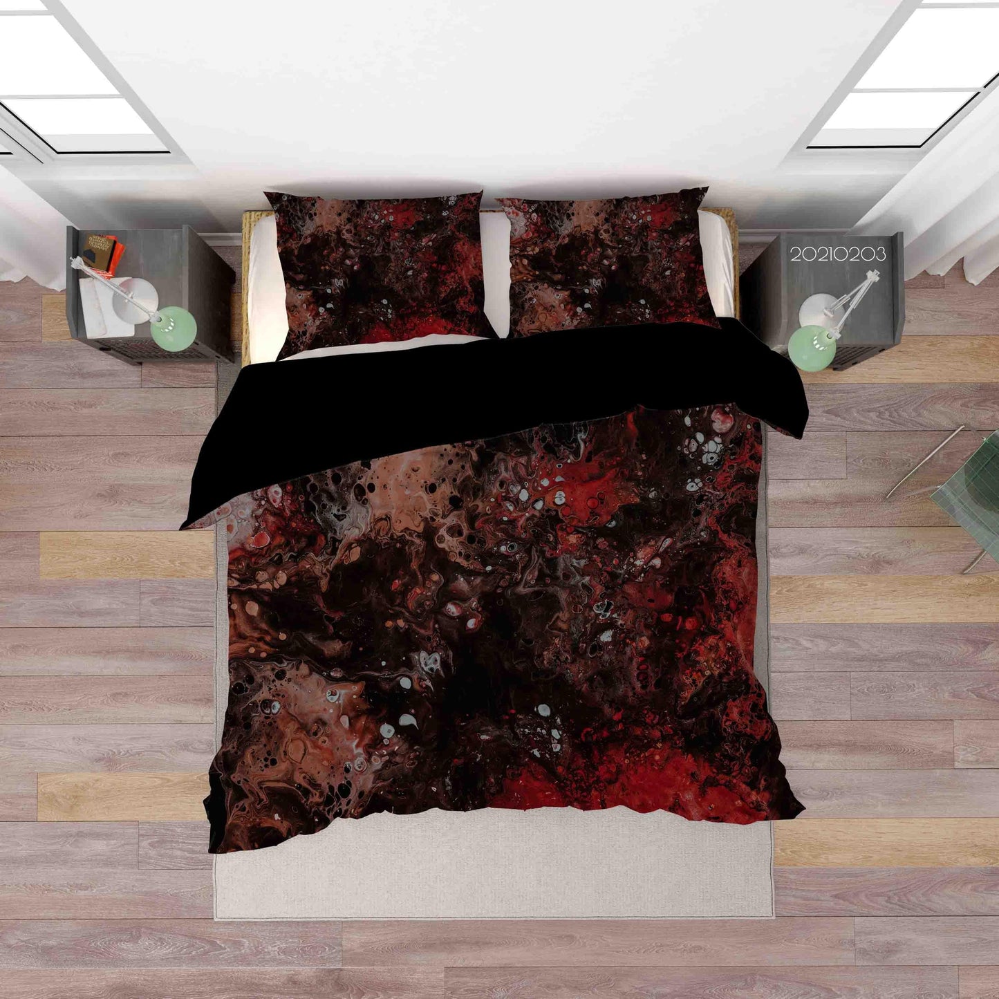 3D Abstract Marble Texture Quilt Cover Set Bedding Set Duvet Cover Pillowcases 39