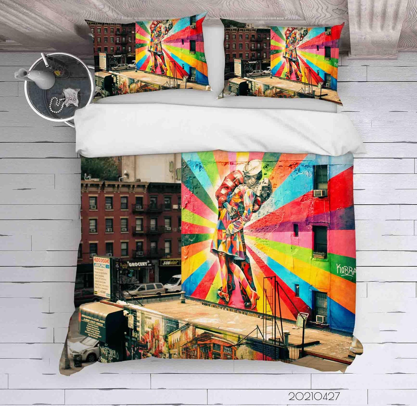 3D Abstract Color Art Works Graffiti Quilt Cover Set Bedding Set Duvet Cover Pillowcases 118