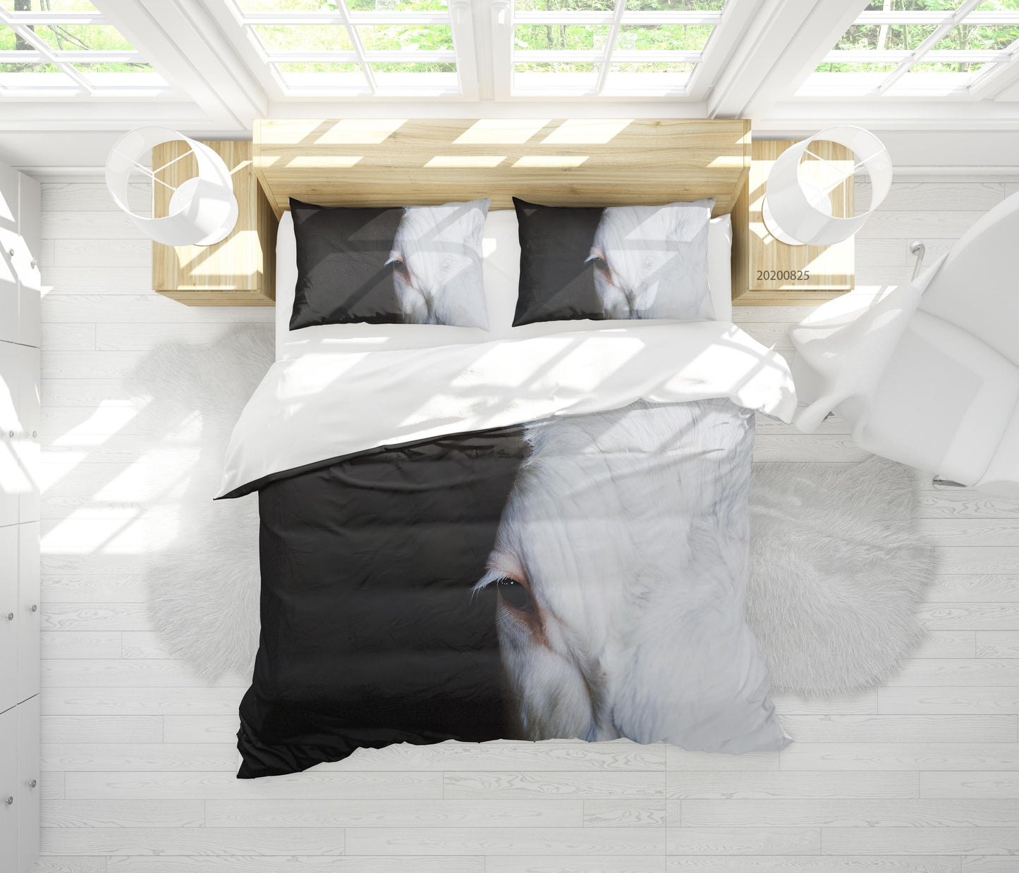 3D Abstract Nature Animal Quilt Cover Set Bedding Set Duvet Cover Pillowcases WJ 3322