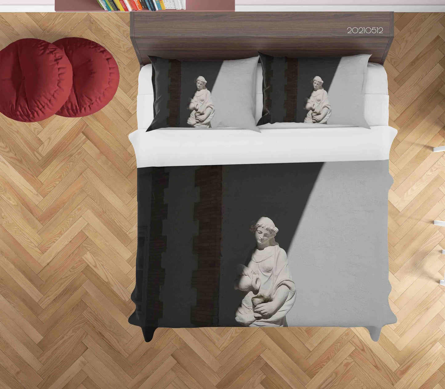 3D Art Sculpture Quilt Cover Set Bedding Set Duvet Cover Pillowcases 222