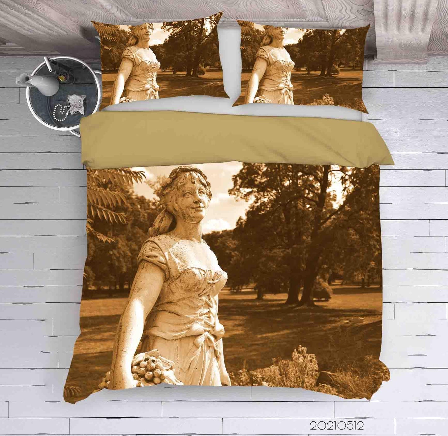 3D Art Sculpture Landscape Quilt Cover Set Bedding Set Duvet Cover Pillowcases 295