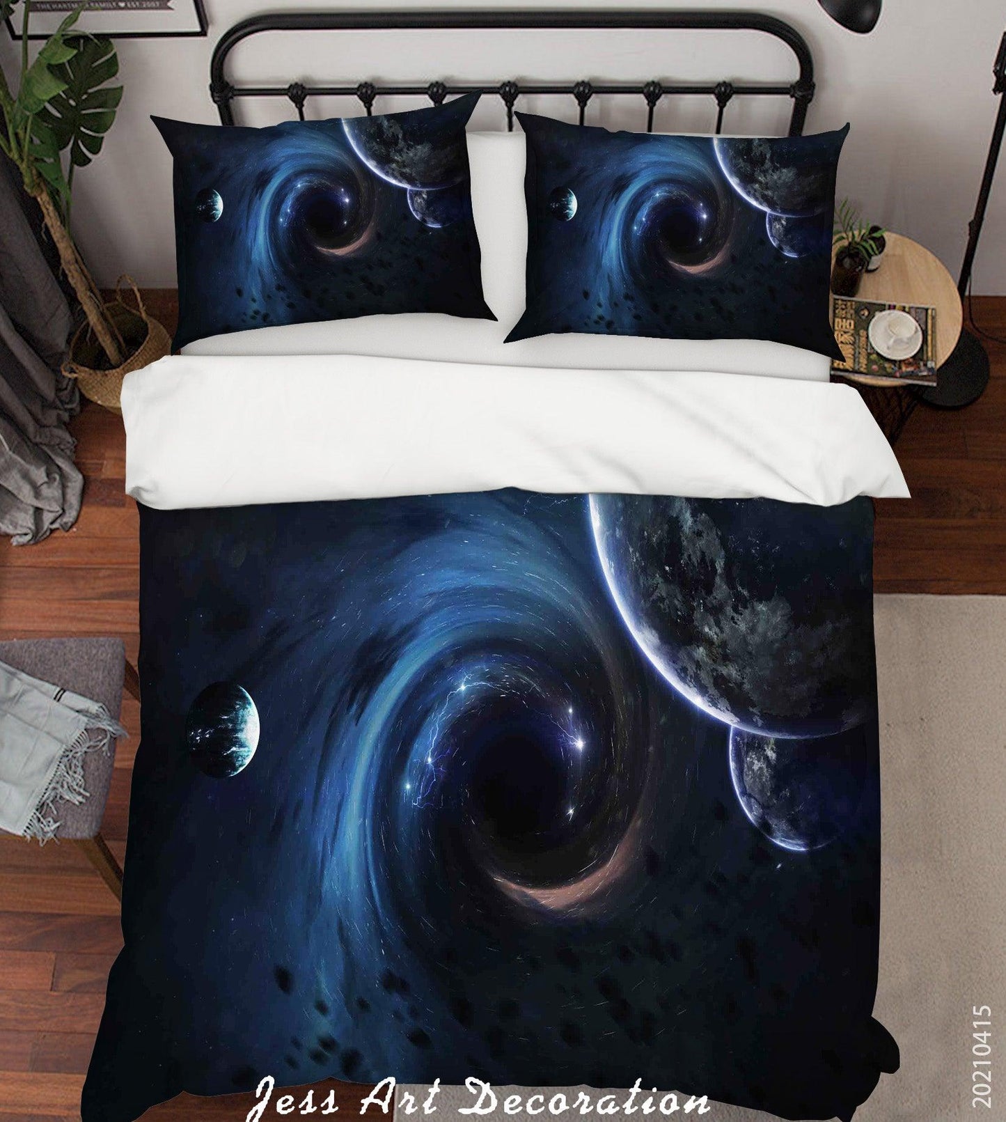 3D Abstract Space Planet Quilt Cover Set Bedding Set Duvet Cover Pillowcases 88