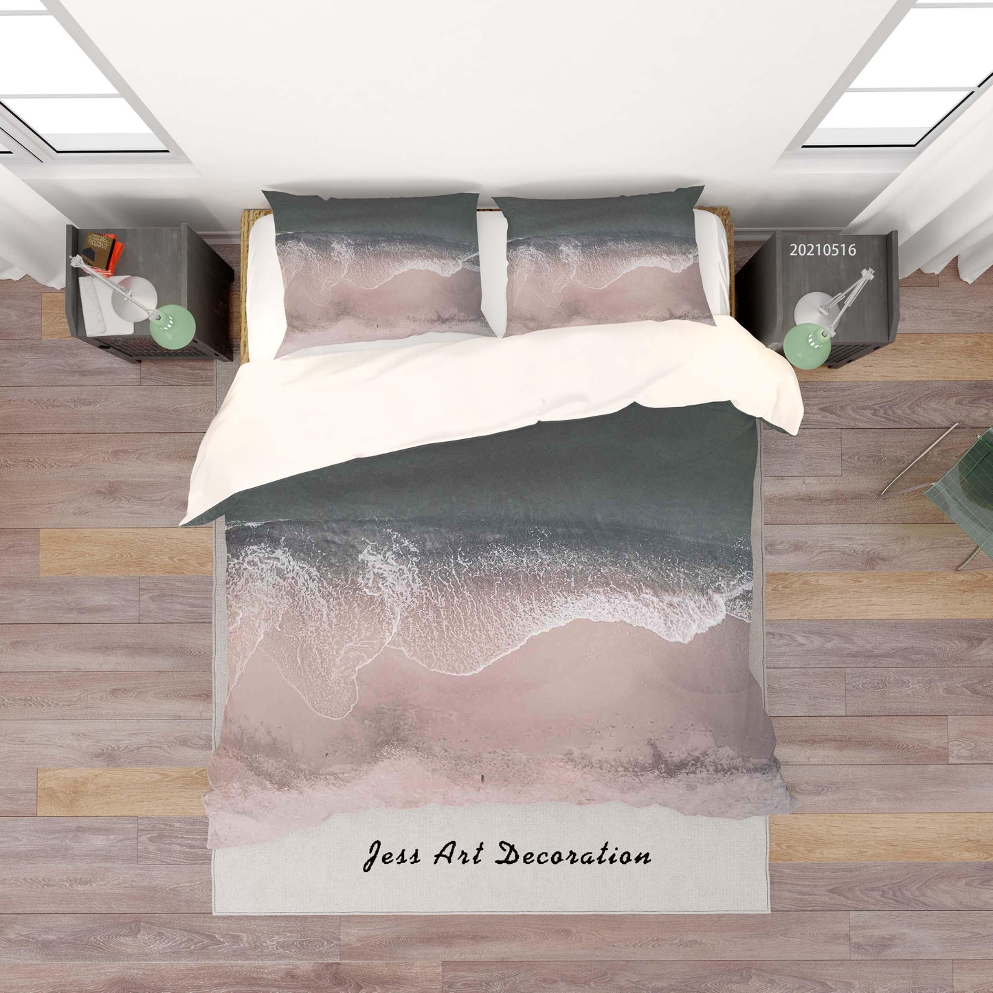 3D Beach Landscape Quilt Cover Set Bedding Set Duvet Cover Pillowcases 182