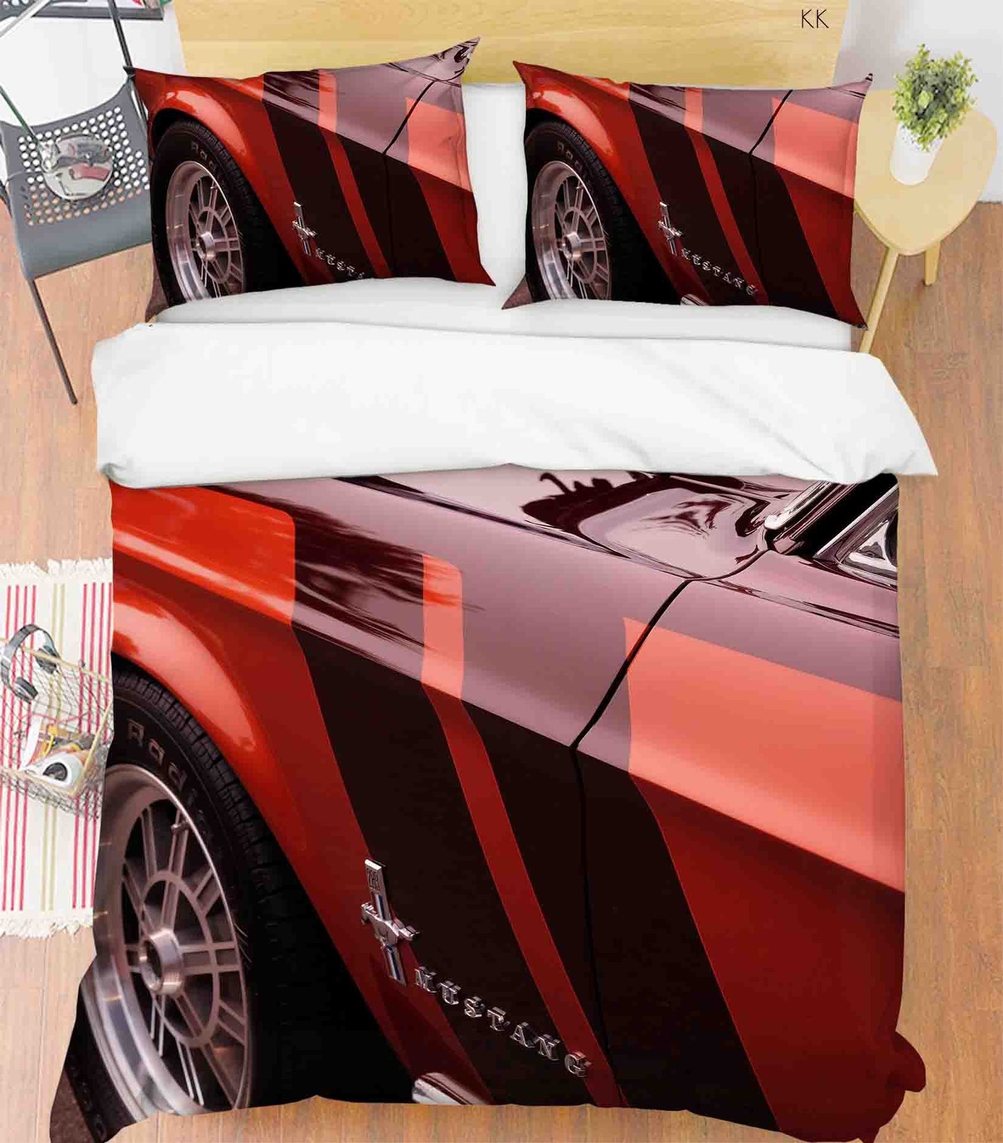 3D Automobile Tyre Quilt Cover Set Bedding Set Duvet Cover Pillowcase 412