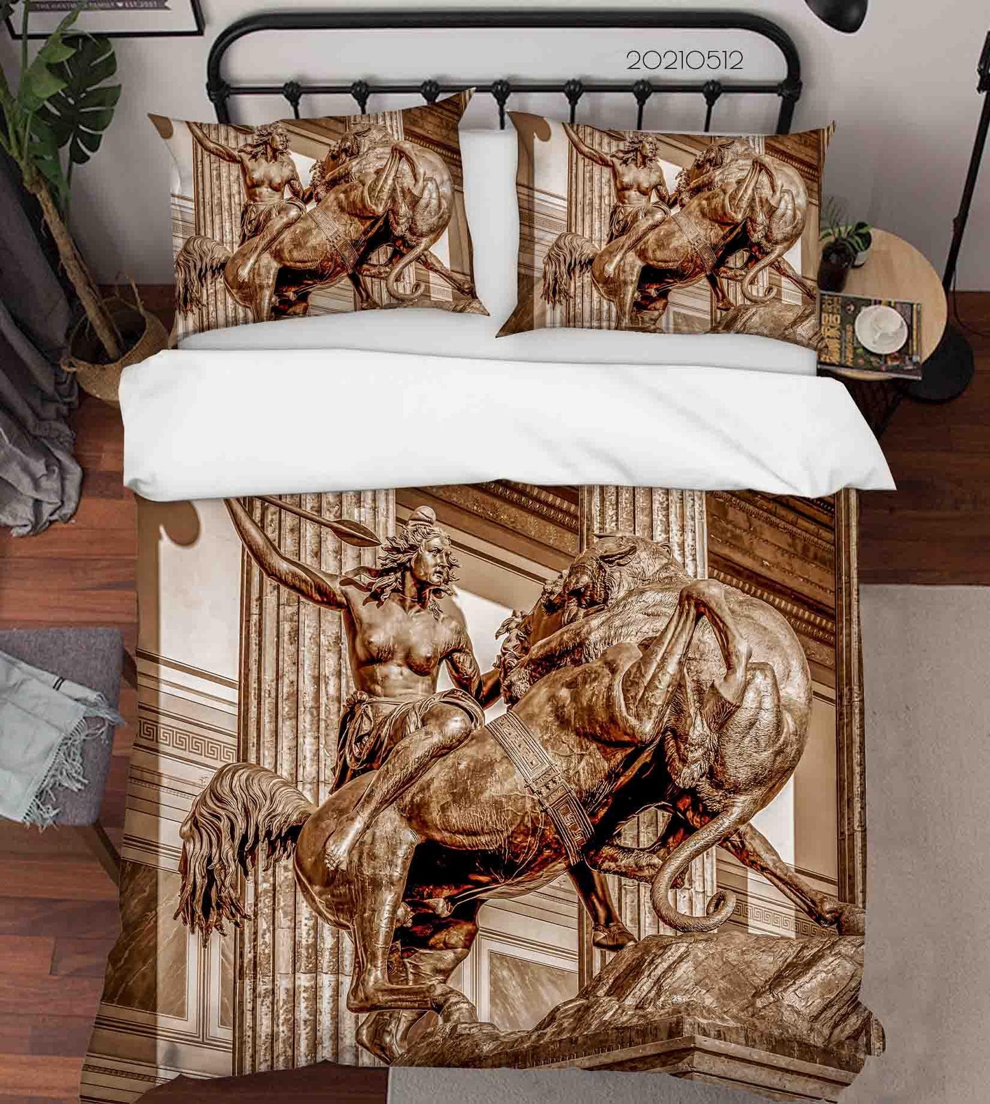 3D Architecture Art Sculpture Quilt Cover Set Bedding Set Duvet Cover Pillowcases 286