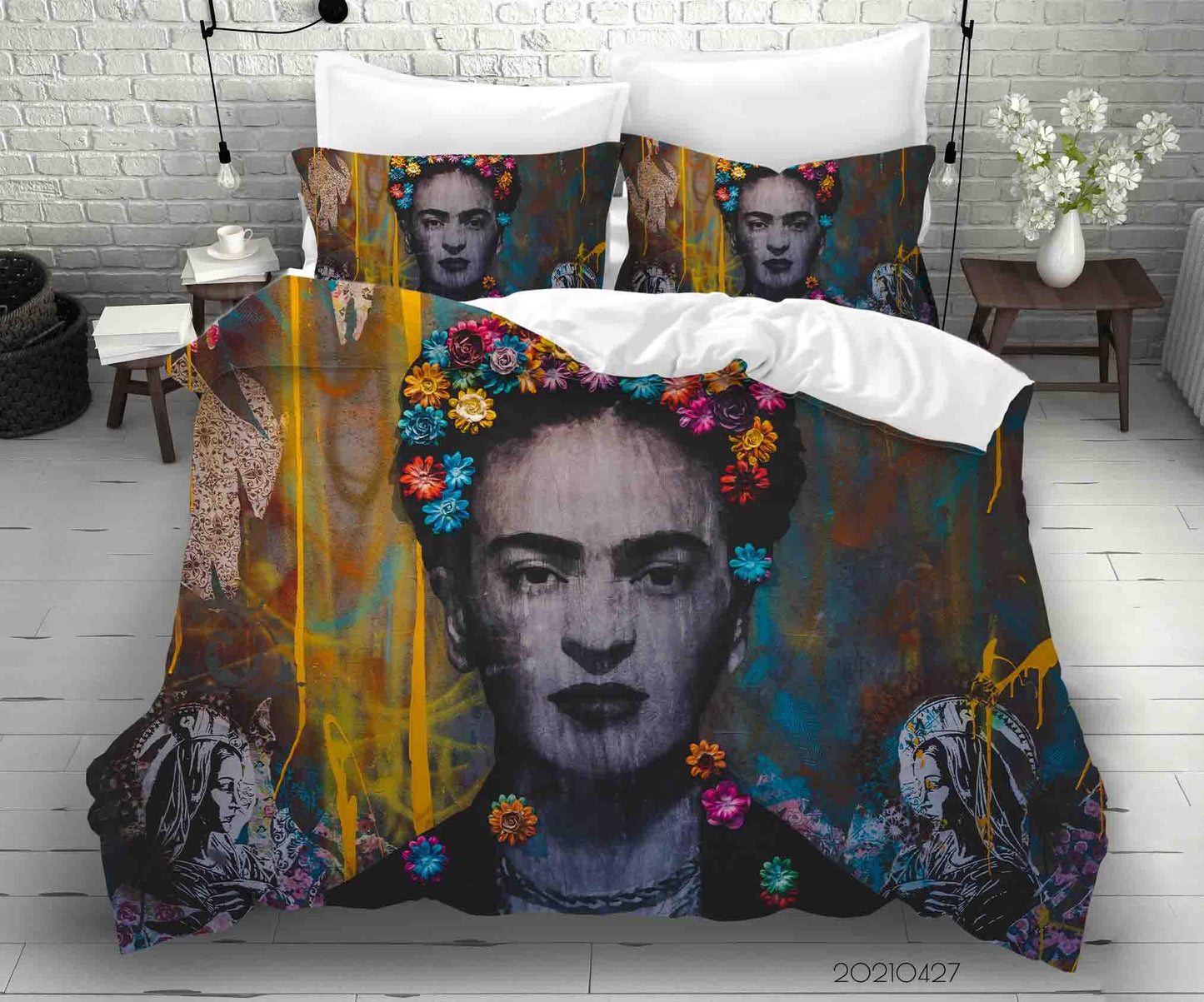 3D Abstract Artistic People Graffiti Quilt Cover Set Bedding Set Duvet Cover Pillowcases 89