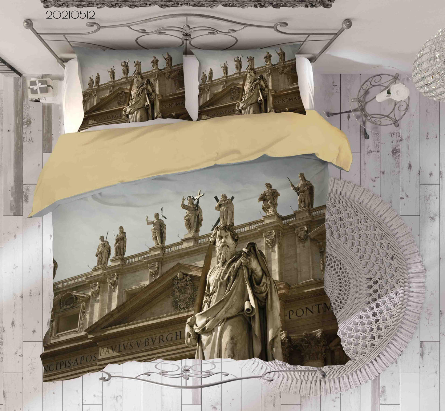 3D Architecture Art Sculpture Quilt Cover Set Bedding Set Duvet Cover Pillowcases 272