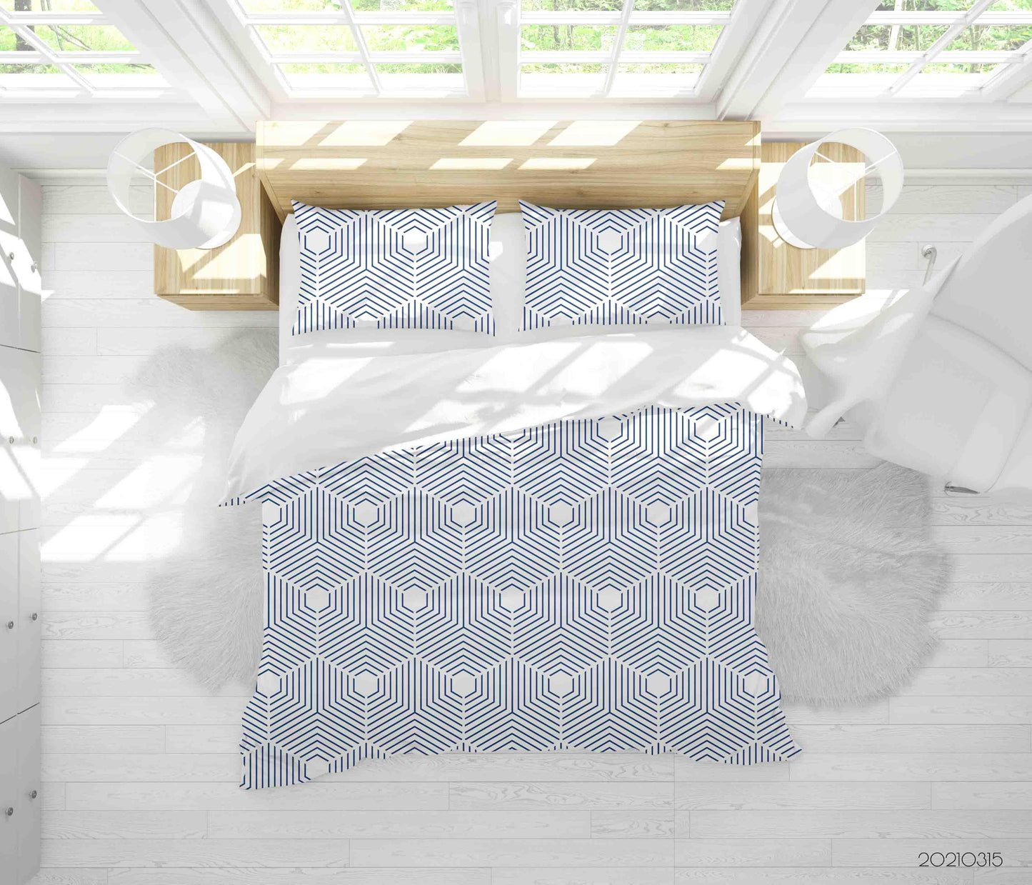 3D Abstract Geometric Art Decoration Quilt Cover Set Bedding Set Duvet Cover Pillowcases 233