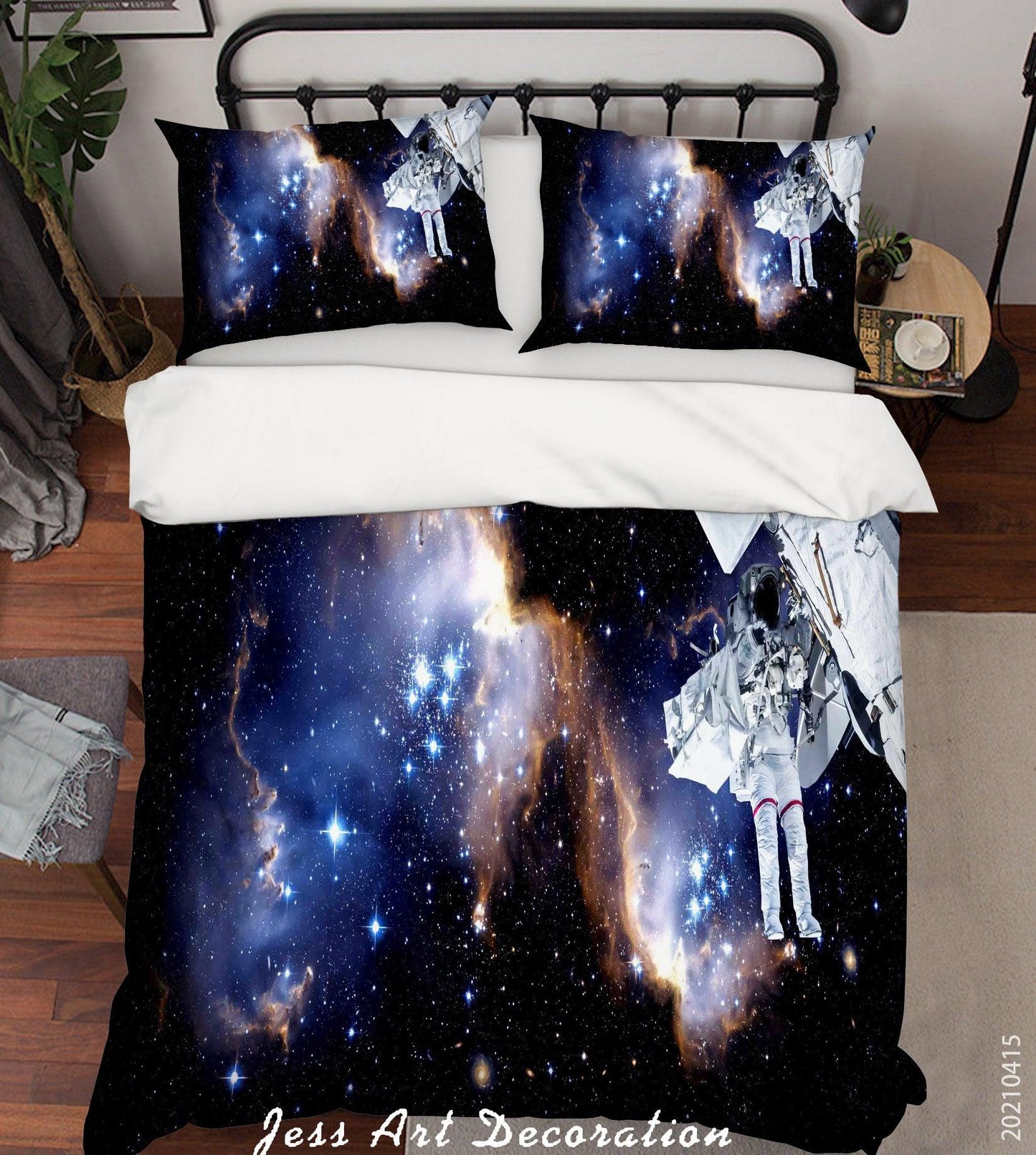 3D Abstract Space Astronaut Quilt Cover Set Bedding Set Duvet Cover Pillowcases 73