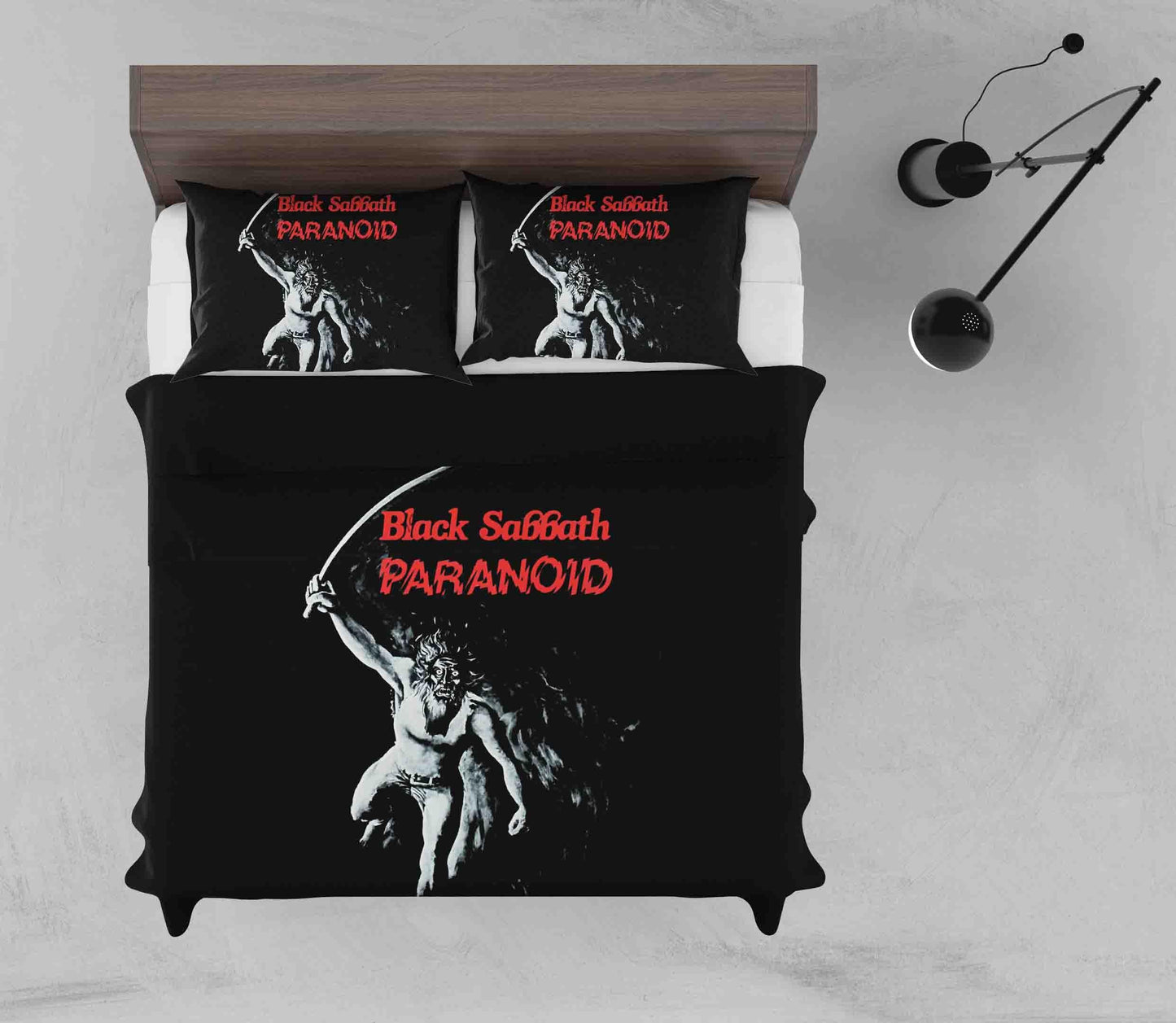 3D Black Sabbath Paranoid Quilt Cover Set Bedding Set Duvet Cover Pillowcases SF19