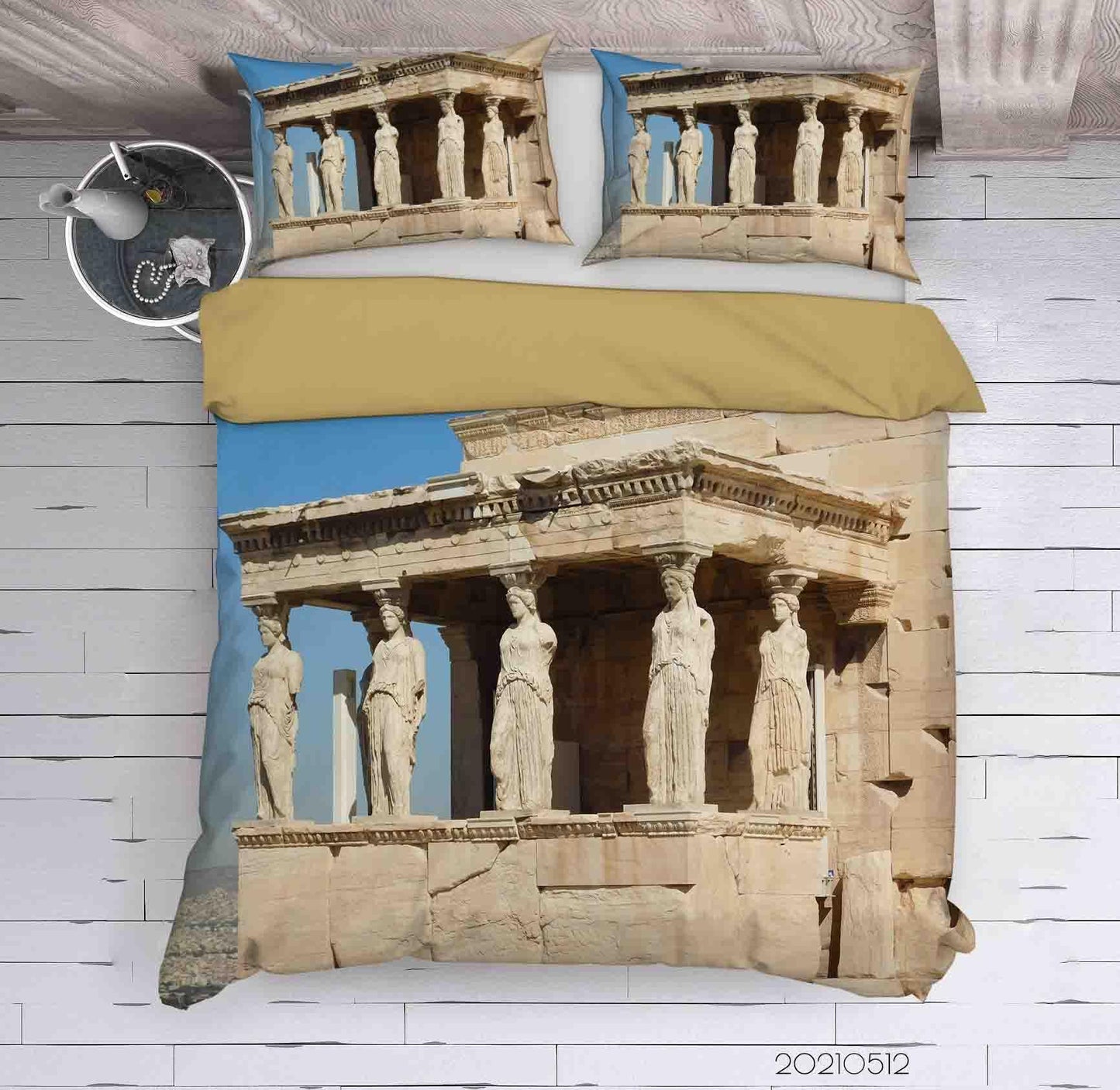 3D Art Architecture Sculpture Quilt Cover Set Bedding Set Duvet Cover Pillowcases 189