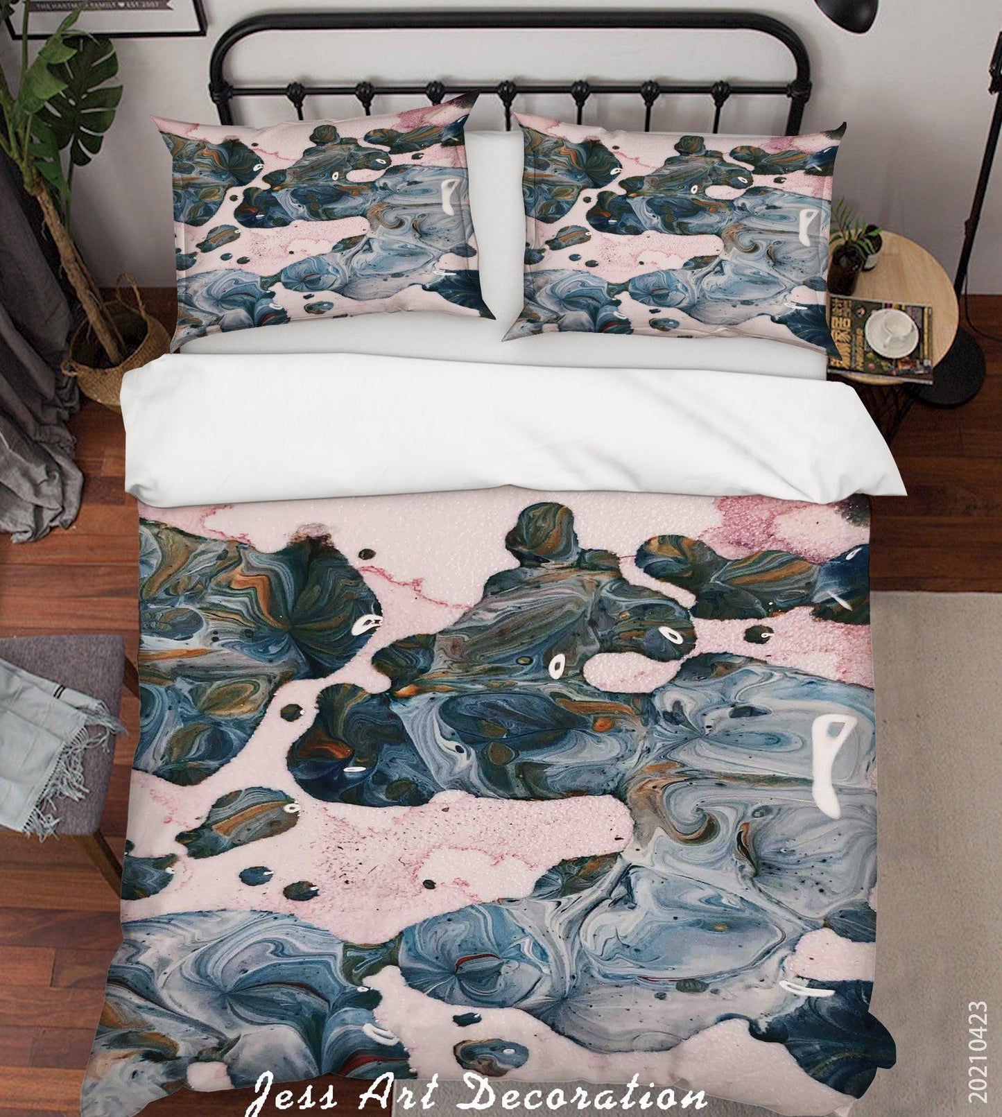 3D Abstract Pattern Quilt Cover Set Bedding Set Duvet Cover Pillowcases 69