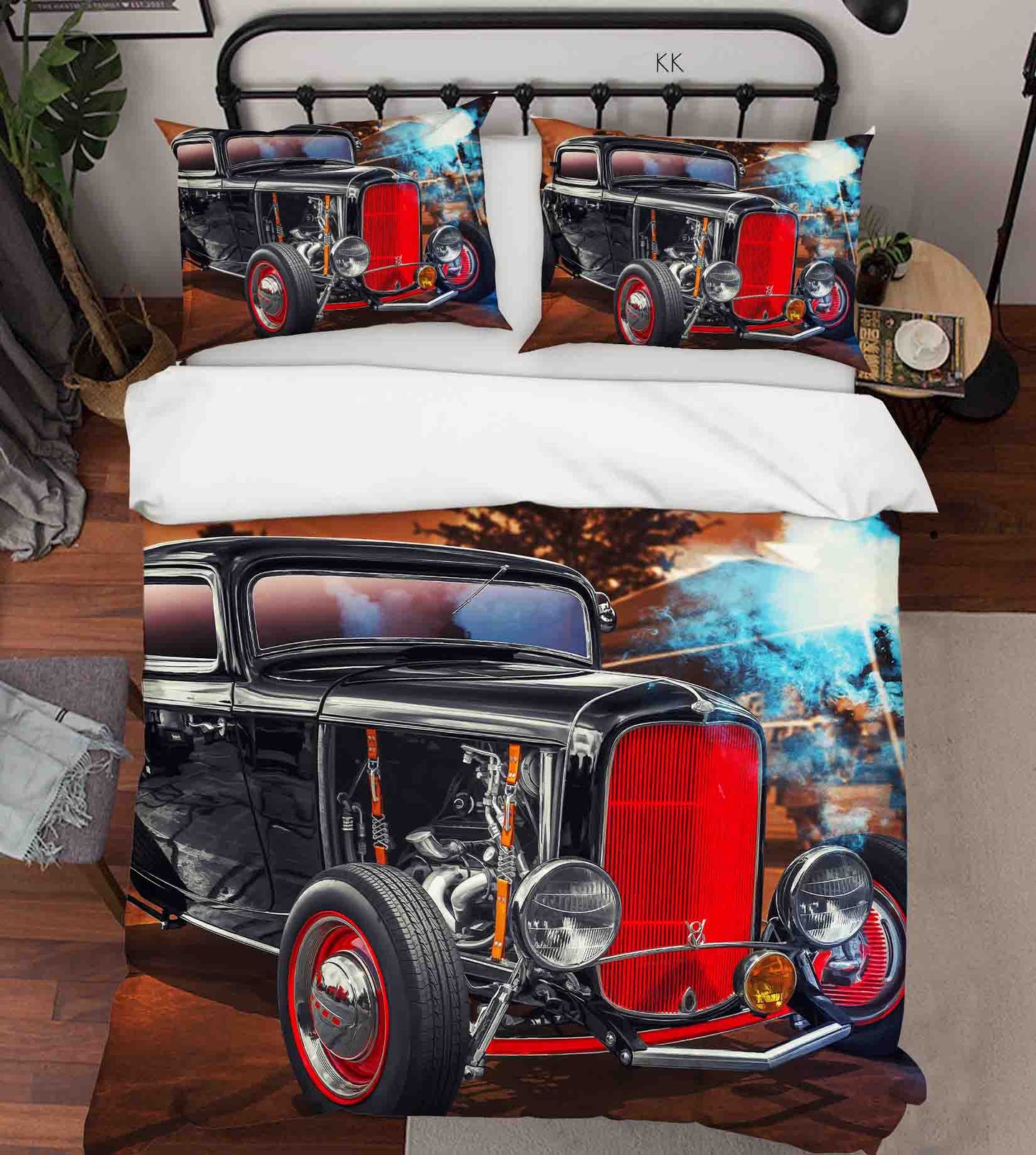 3D Automobile Sky Quilt Cover Set Bedding Set Duvet Cover Pillowcase 398