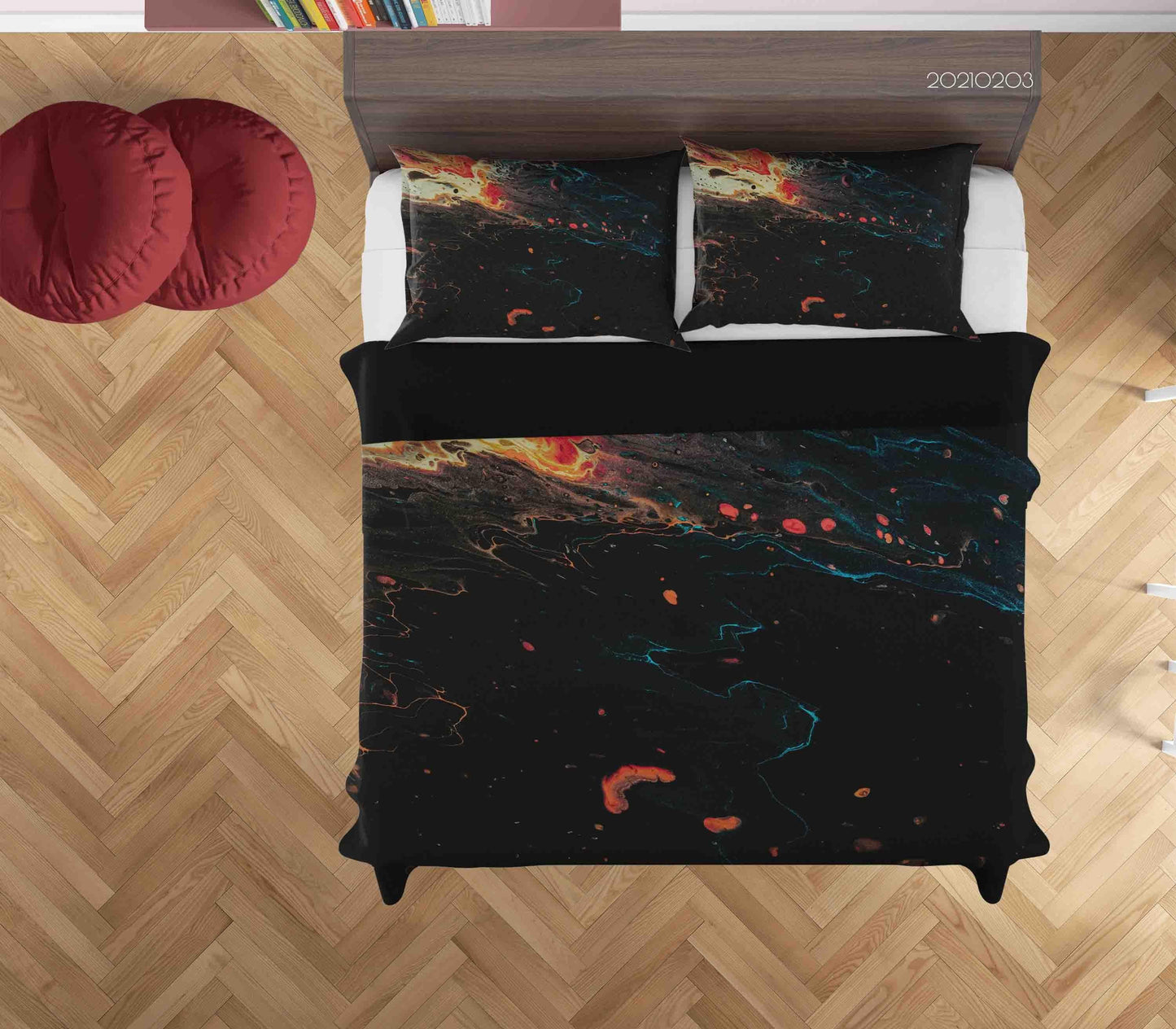 3D Abstract Black Marble Texture Quilt Cover Set Bedding Set Duvet Cover Pillowcases 30