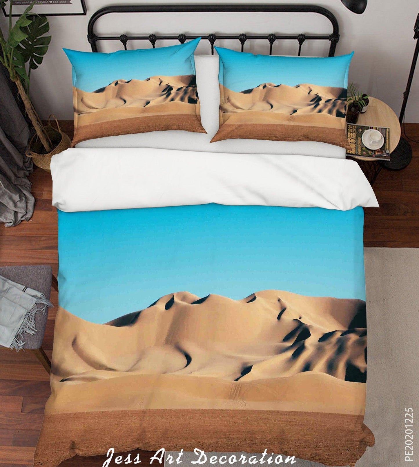 3D Blue Sky Desert Scenery Quilt Cover Set Bedding Set Duvet Cover Pillowcases 6