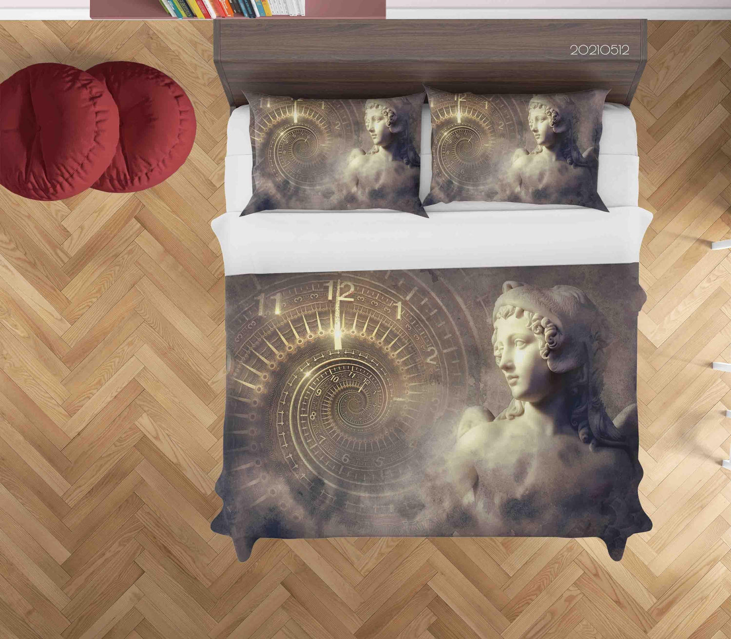 3D Art Sculpture Quilt Cover Set Bedding Set Duvet Cover Pillowcases 226