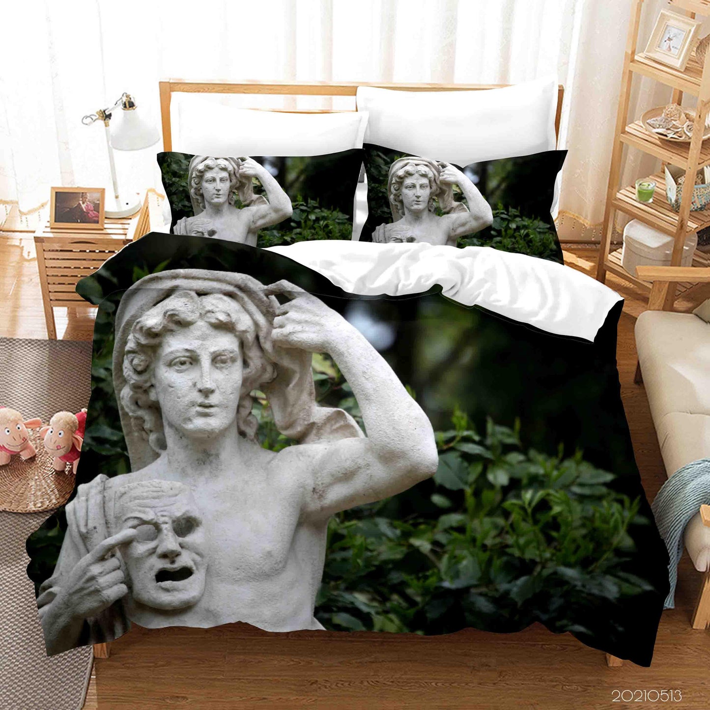 3D Art Sculpture Quilt Cover Set Bedding Set Duvet Cover Pillowcases 261