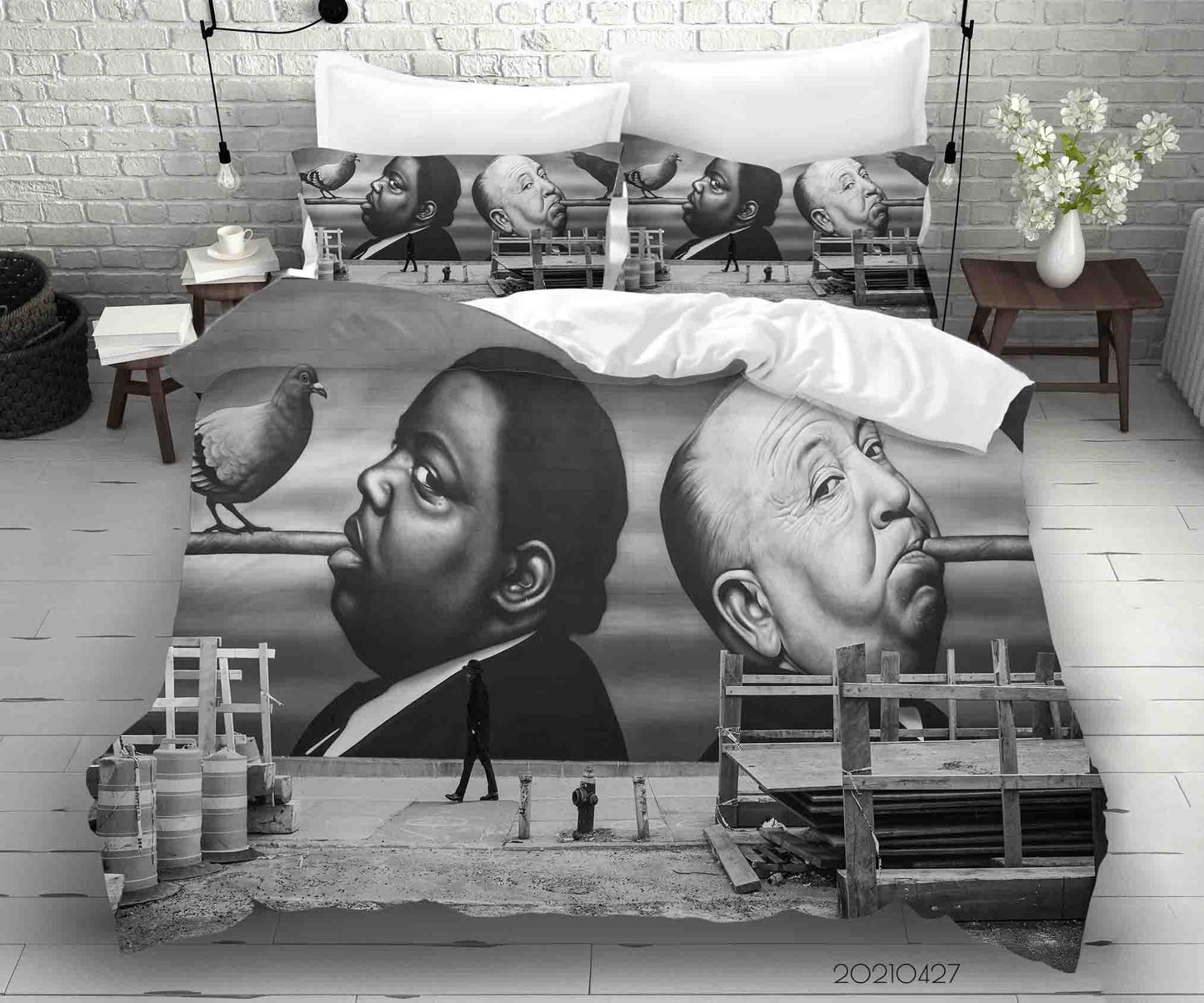 3D Abstract Artist Works Graffiti Quilt Cover Set Bedding Set Duvet Cover Pillowcases 92