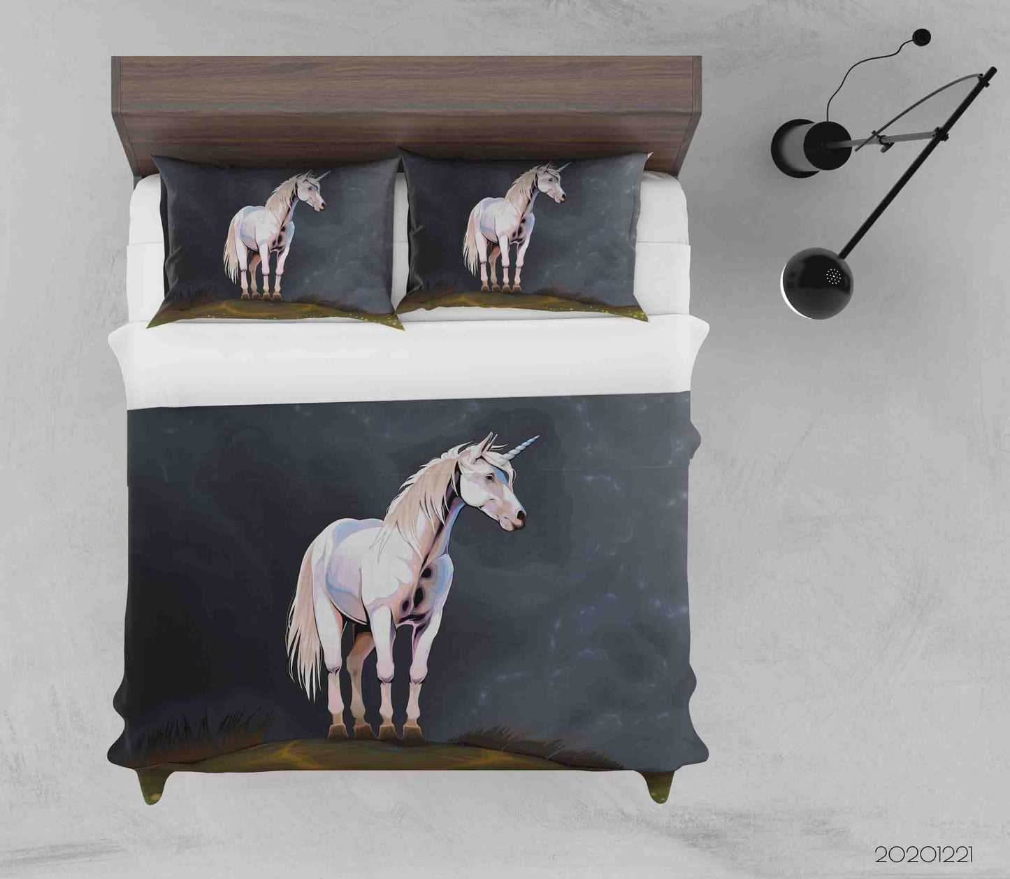 3D Animal Unicorn Quilt Cover Set Bedding Set Duvet Cover Pillowcases 231 LQH