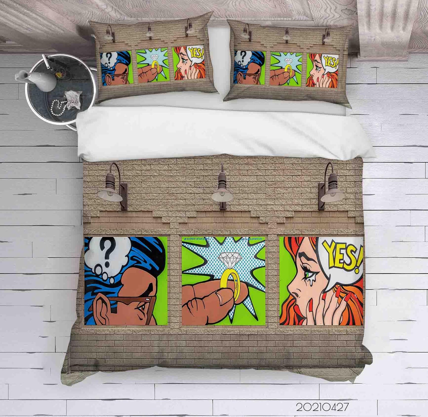 3D Art Street Graffiti Quilt Cover Set Bedding Set Duvet Cover Pillowcases 53