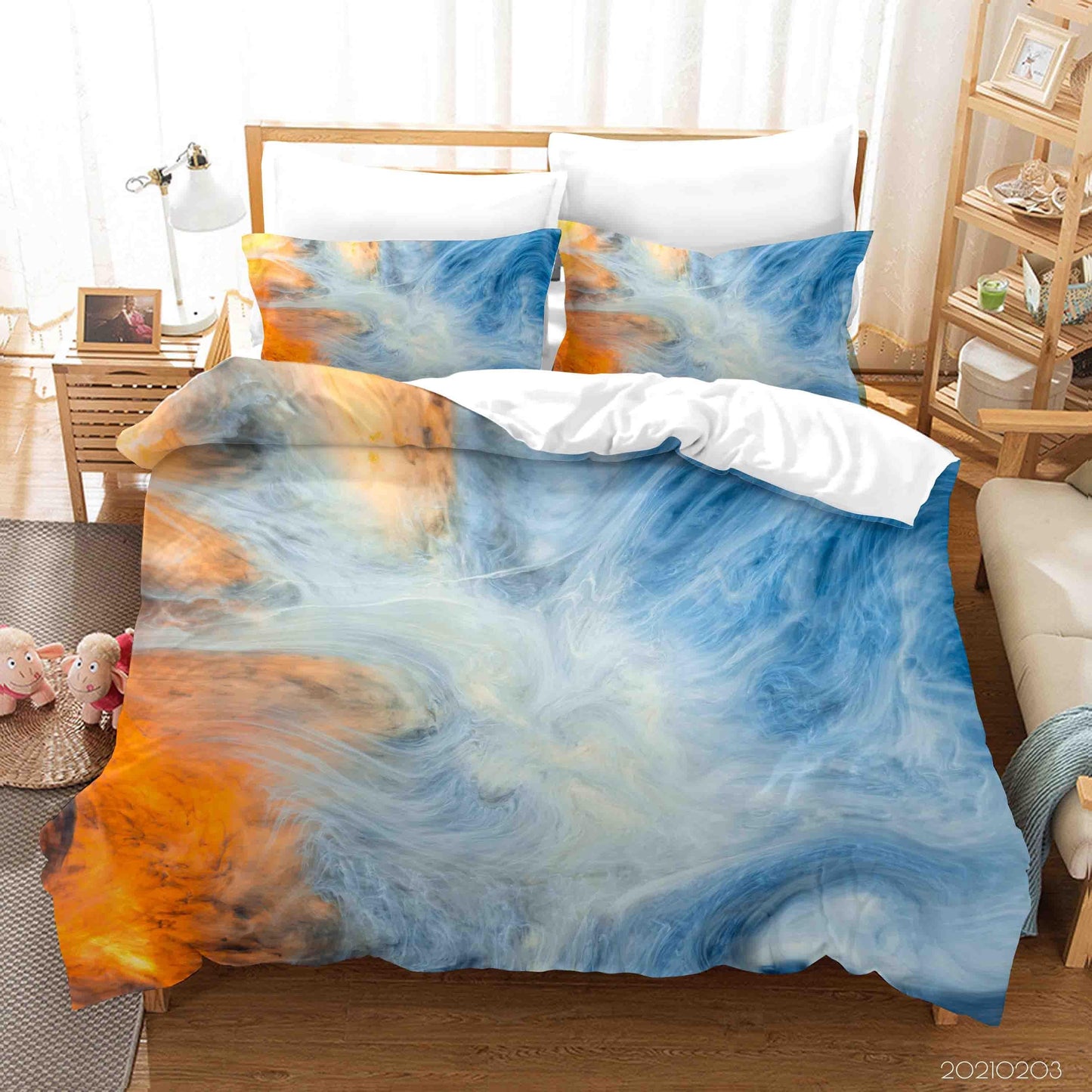3D Abstract Marble Texture Quilt Cover Set Bedding Set Duvet Cover Pillowcases 49