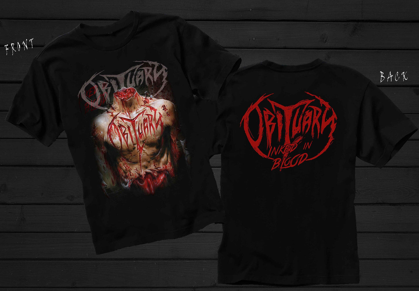 OBITUARY - Inked in Blood Shirt