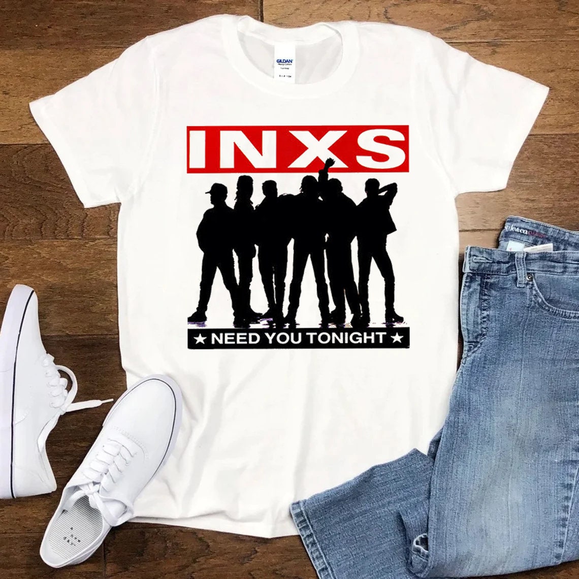 Need You Tonight Inxs Single Kick Michael Hutchense Rock T-Shirt